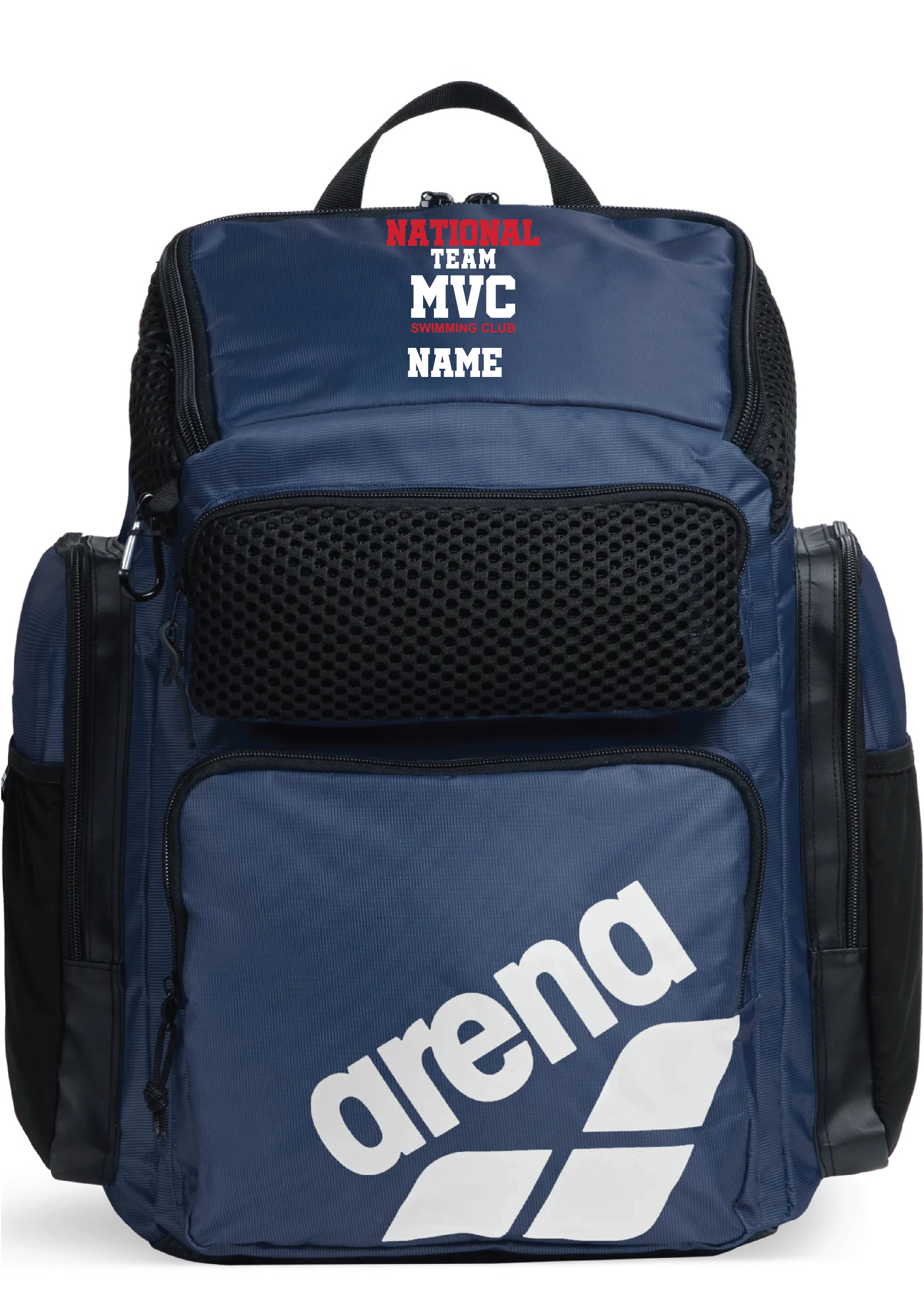 MVC NATIONAL TEAM ARENA BACKPACK - PERSONALISED - NAVY
