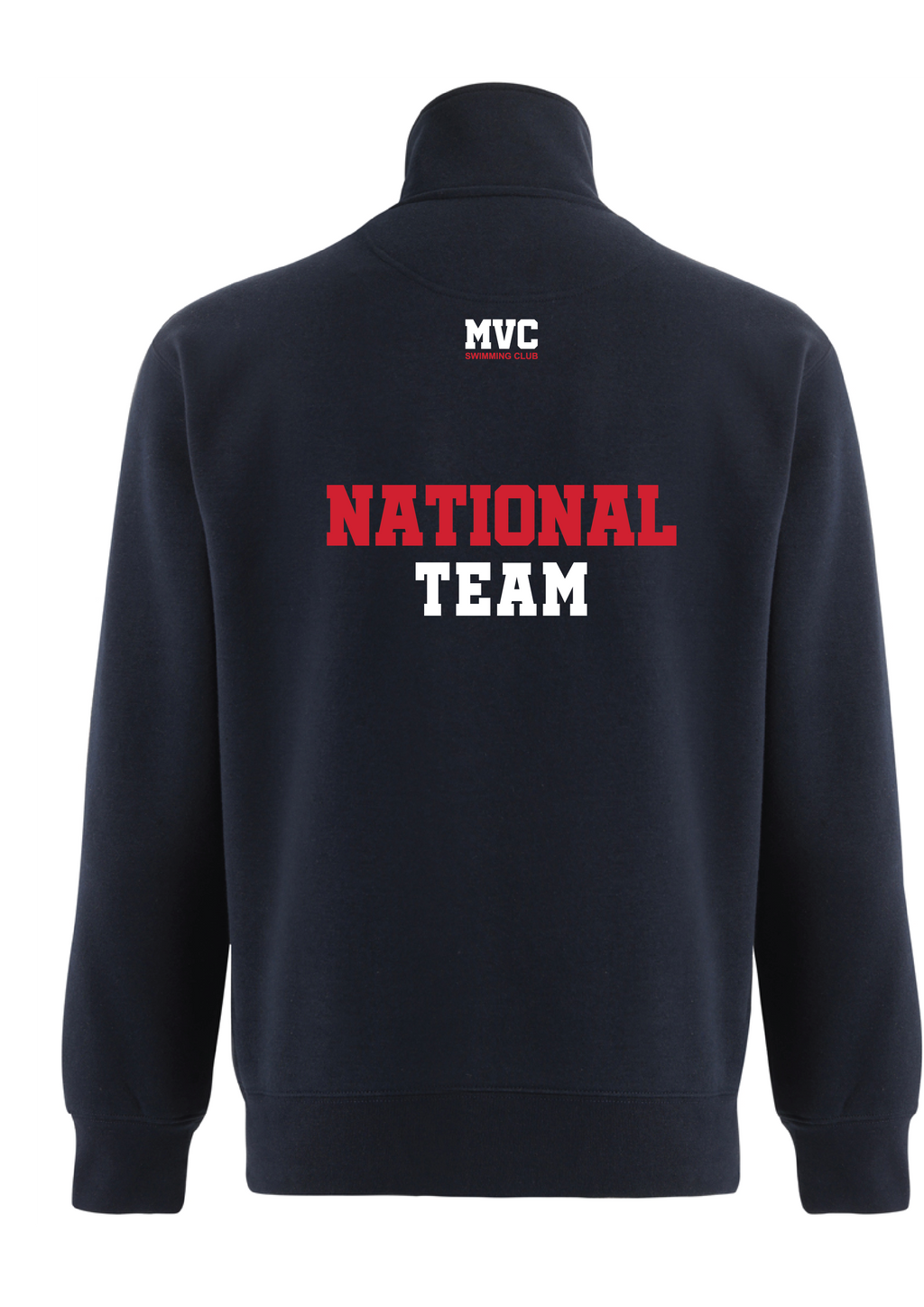 MVC NATIONAL TEAM 1/4 ZIP SWEAT TOP - NAVY