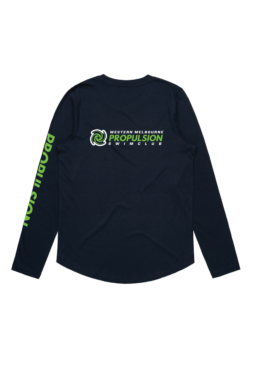 PROPULSION STATE TEAM LONG SLEEVE TEE NAVY - WOMENS