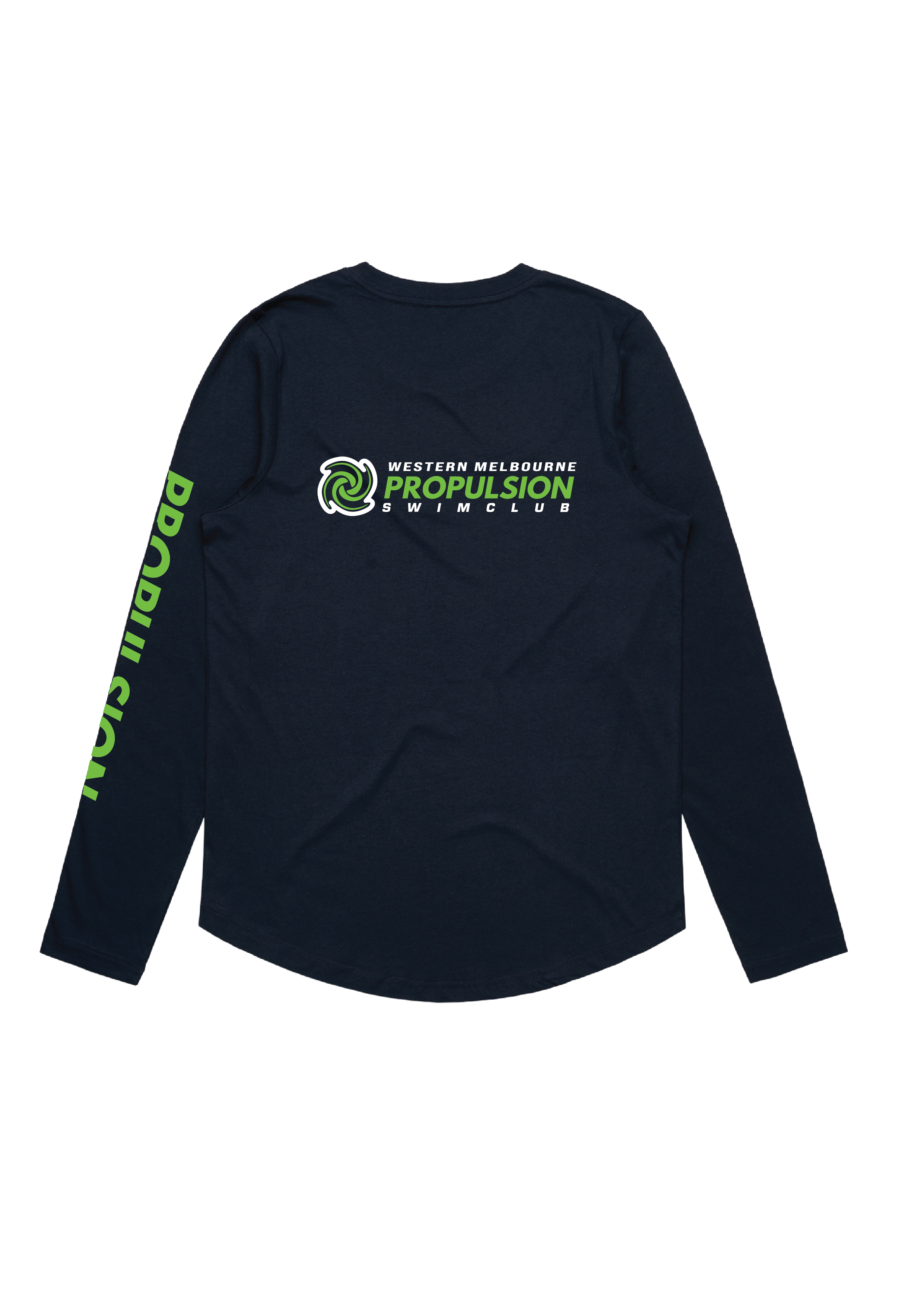 PROPULSION STATE TEAM LONG SLEEVE TEE NAVY - WOMENS