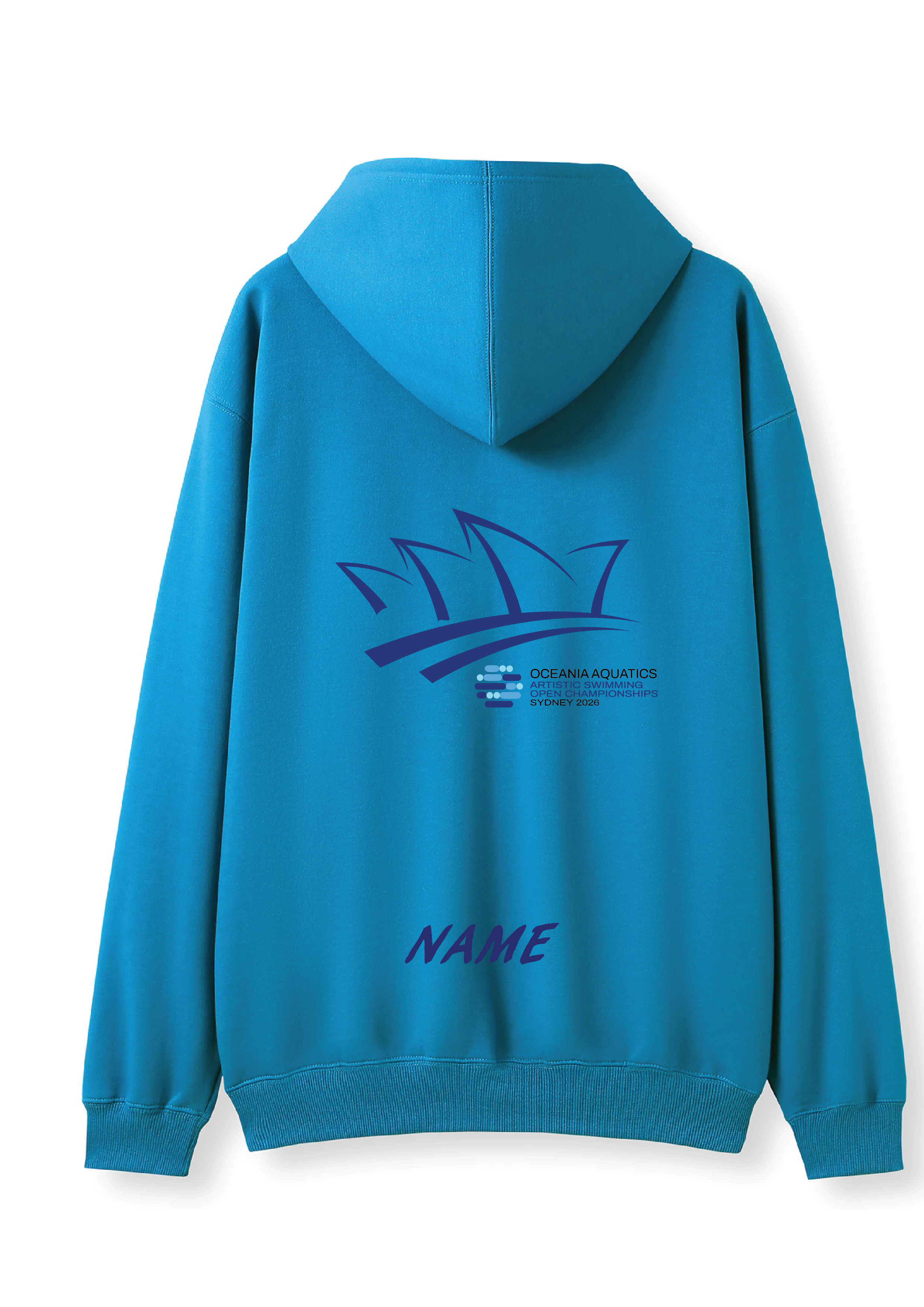 2026 Oceania Artistic Swimming Championships Hoodie - Ocean Blue
