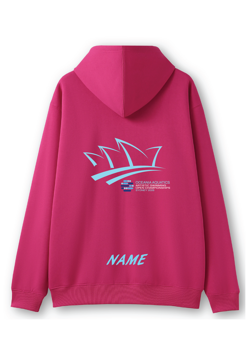 2026 Oceania Artistic Swimming Championships Hoodie - Fuchsia