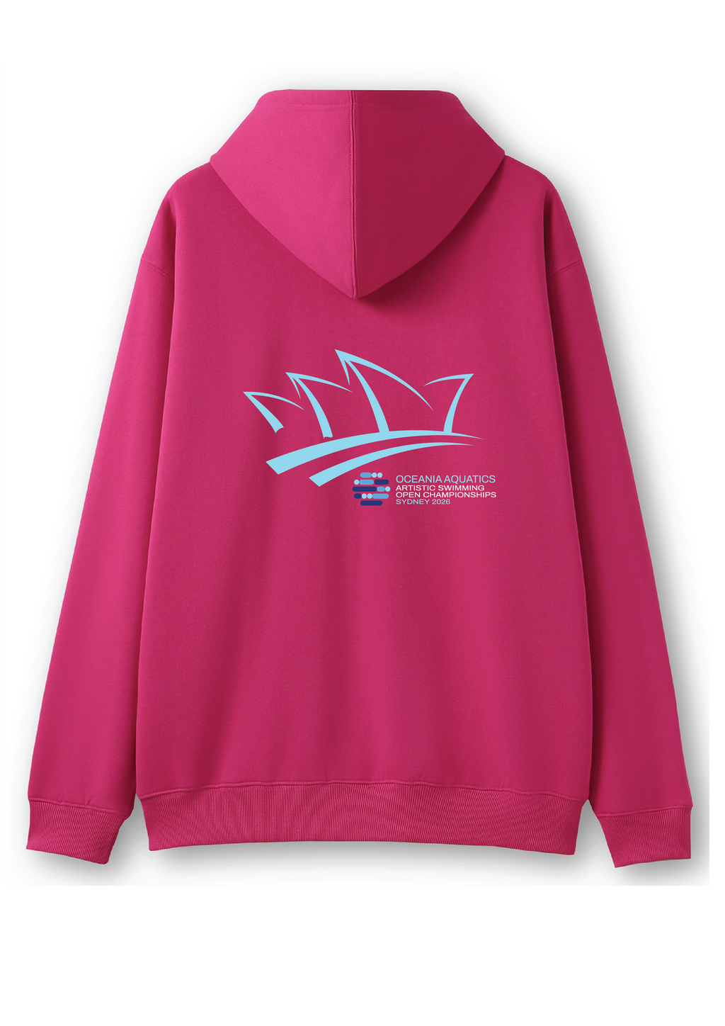 2026 Oceania Artistic Swimming Championships Hoodie - Fuchsia