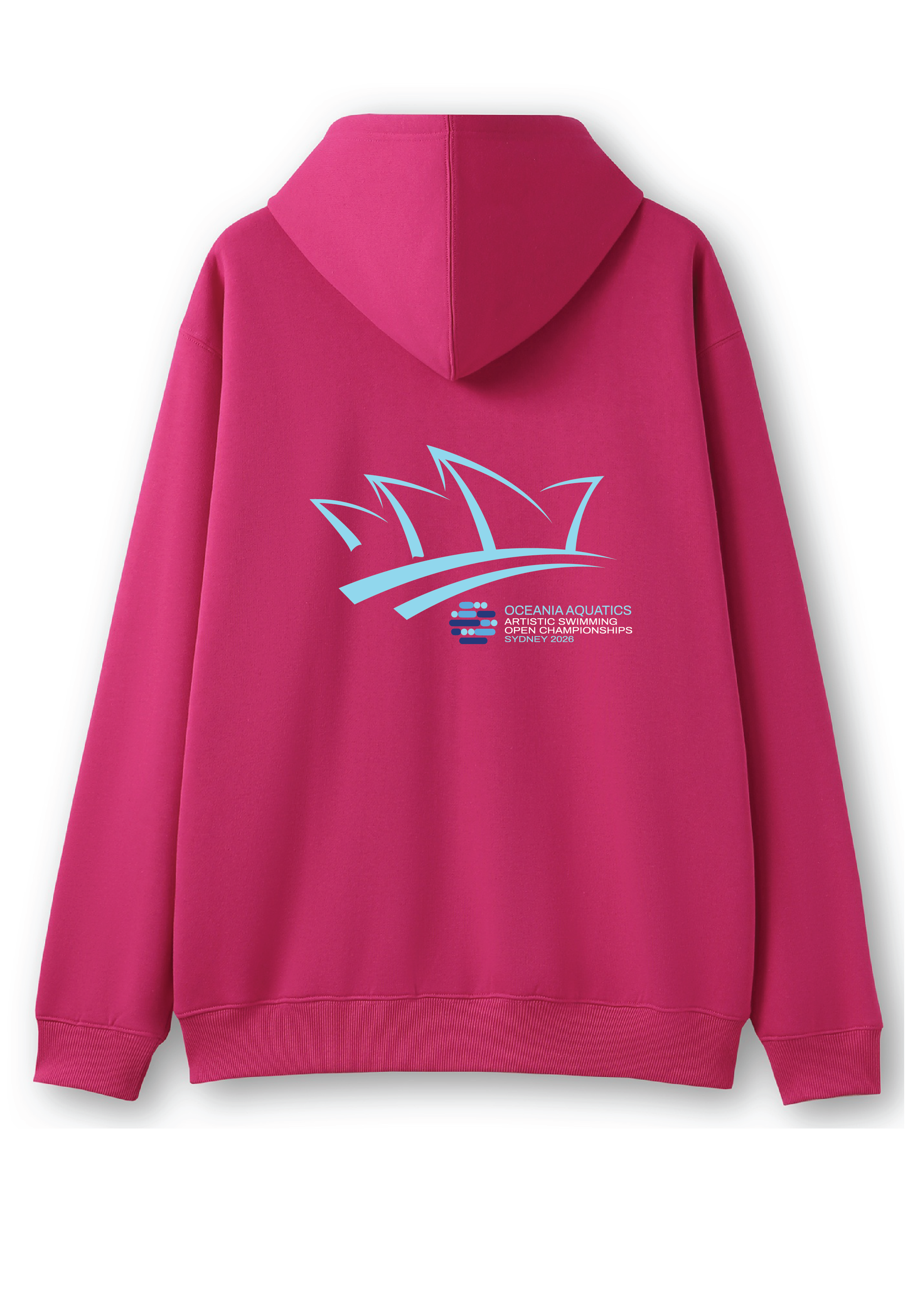 2026 Oceania Artistic Swimming Championships Hoodie - Fuchsia