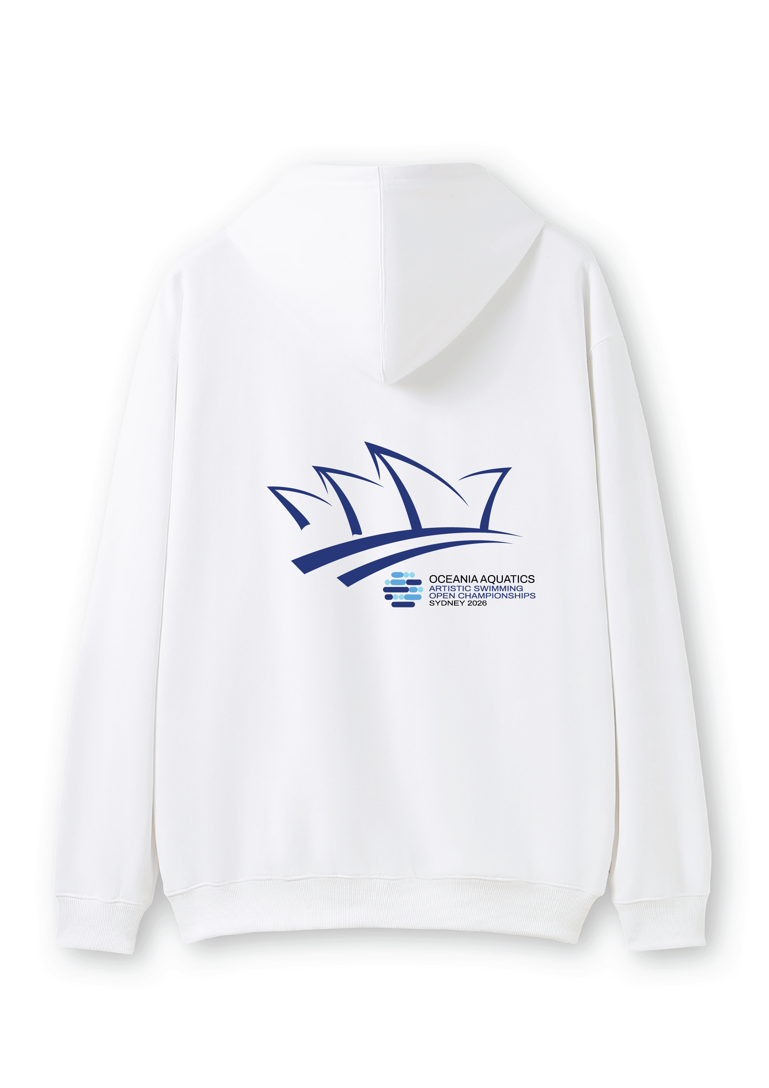 2026 Oceania Artistic Swimming Championships Zip Thru Hoodie - White
