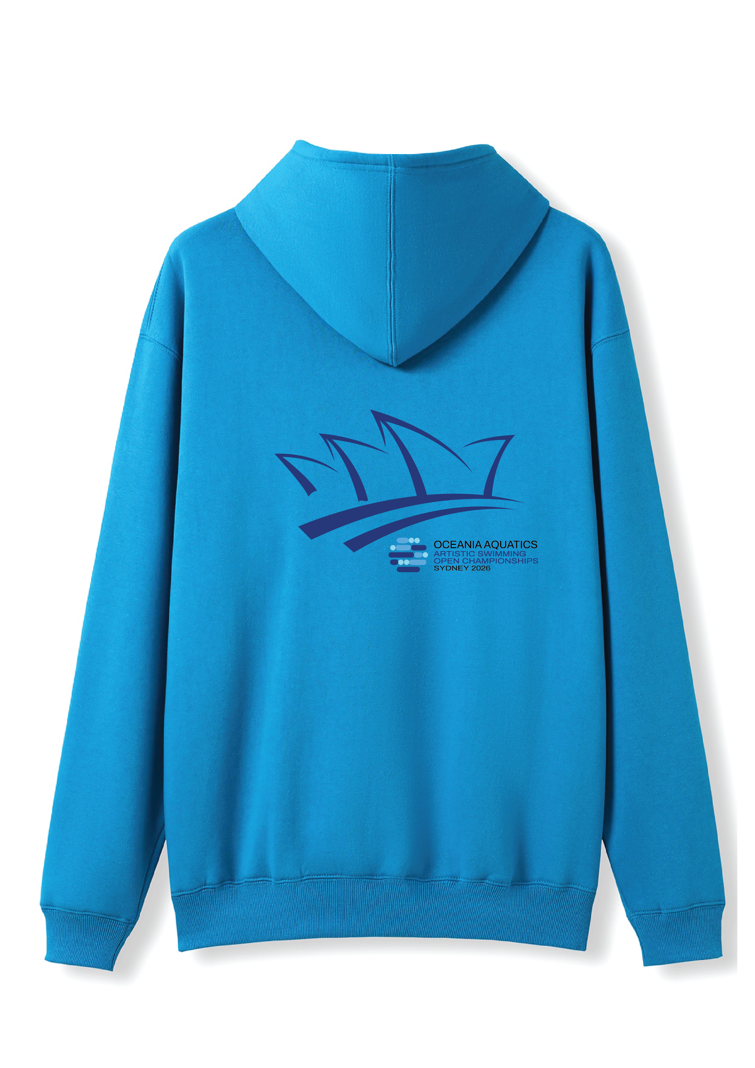 2026 Oceania Artistic Swimming Championships Zip Thru Hoodie - Blue