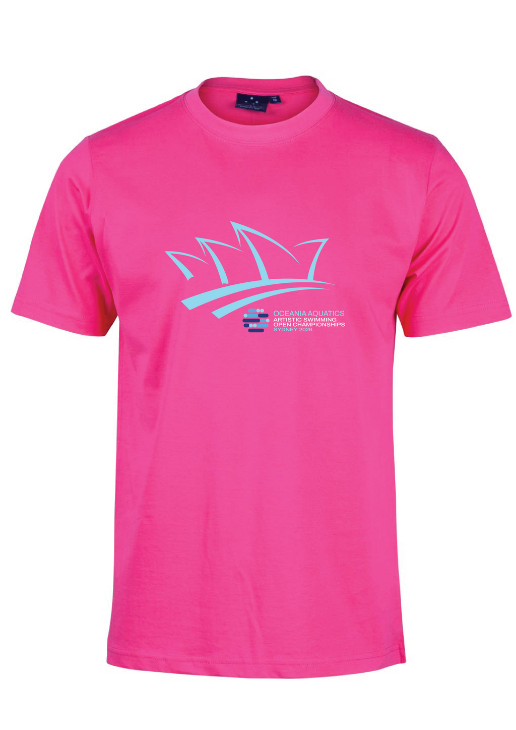 2026 Oceania Artistic Swimming Championships Tee Unisex & Women's Sizing - Fuchsia