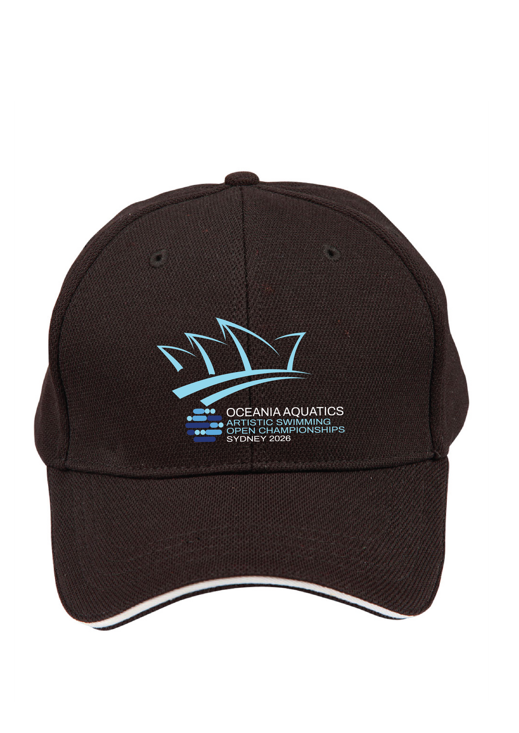 2026 OCEANIA ARTISTIC SWIMMING CHAMPIONSHIP PEAK CAP - BLACK