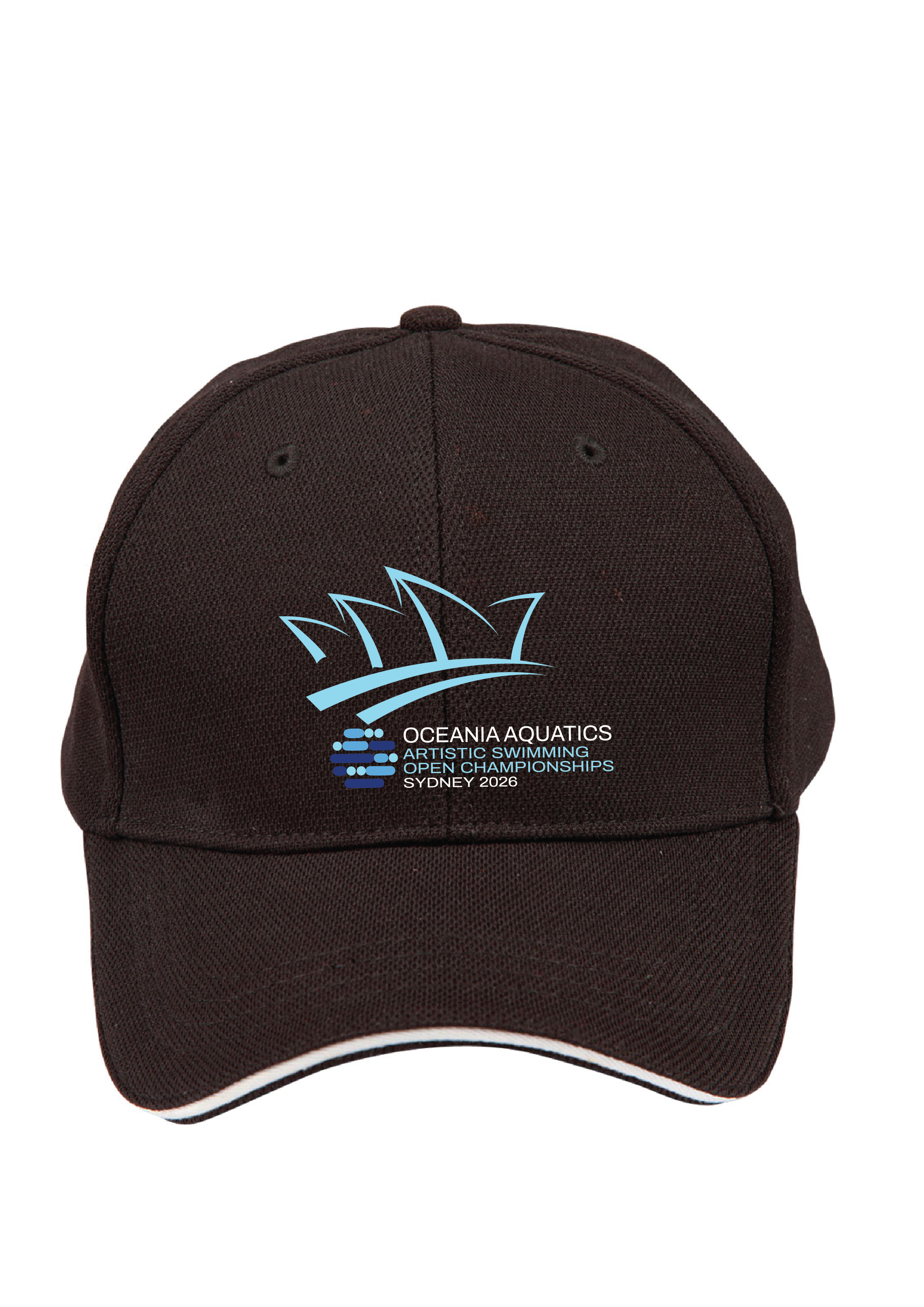 2026 OCEANIA ARTISTIC SWIMMING CHAMPIONSHIP PEAK CAP - BLACK