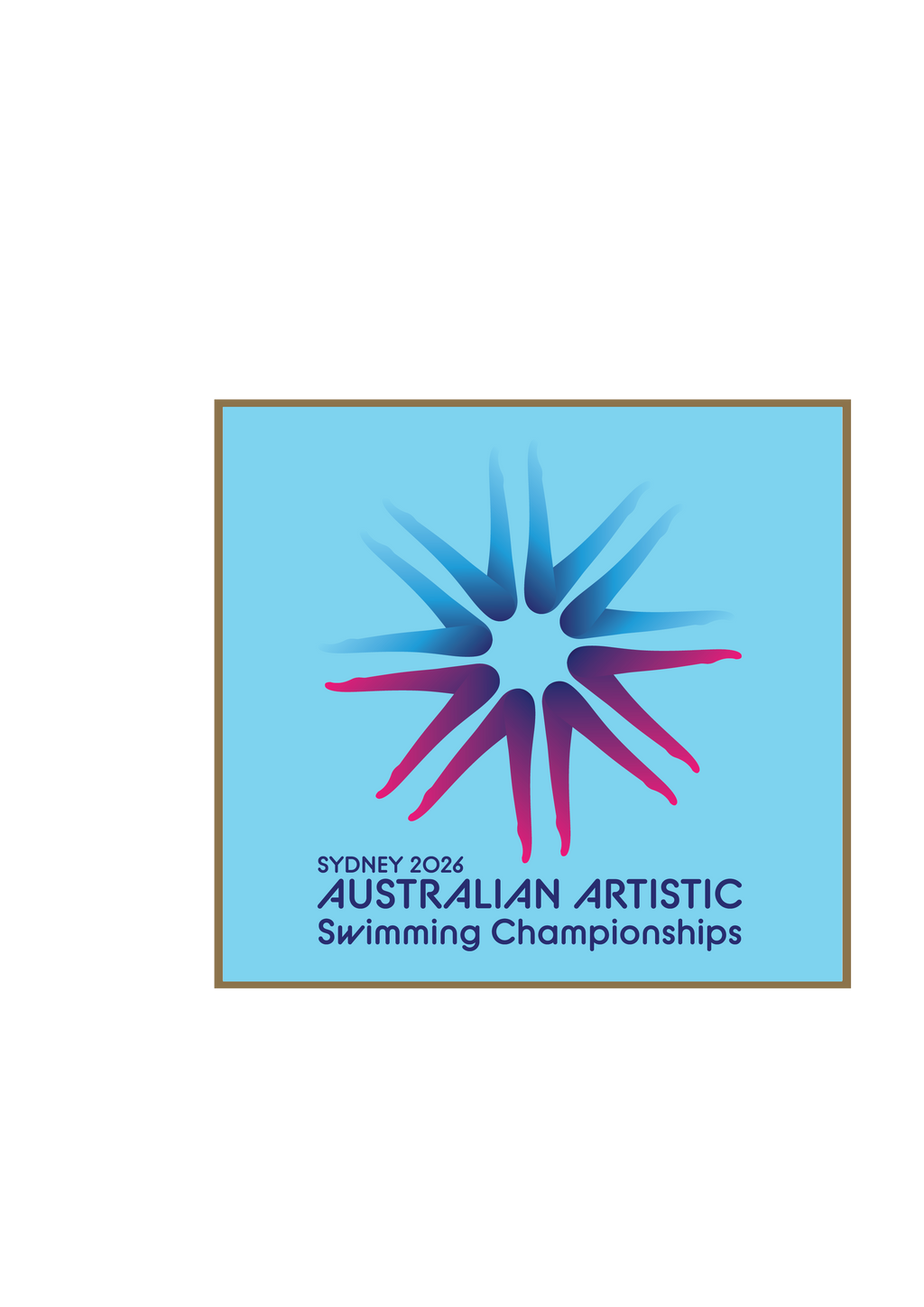 2026 AUSTRALIAN ARTISTIC SWIMMING CHAMPIONSHIP COLLECTOR PIN