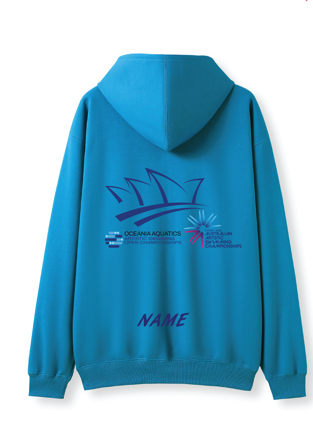 2026 Oceania Open & Australian Artistic Swimming Championships Hoodie - Ocean Blue