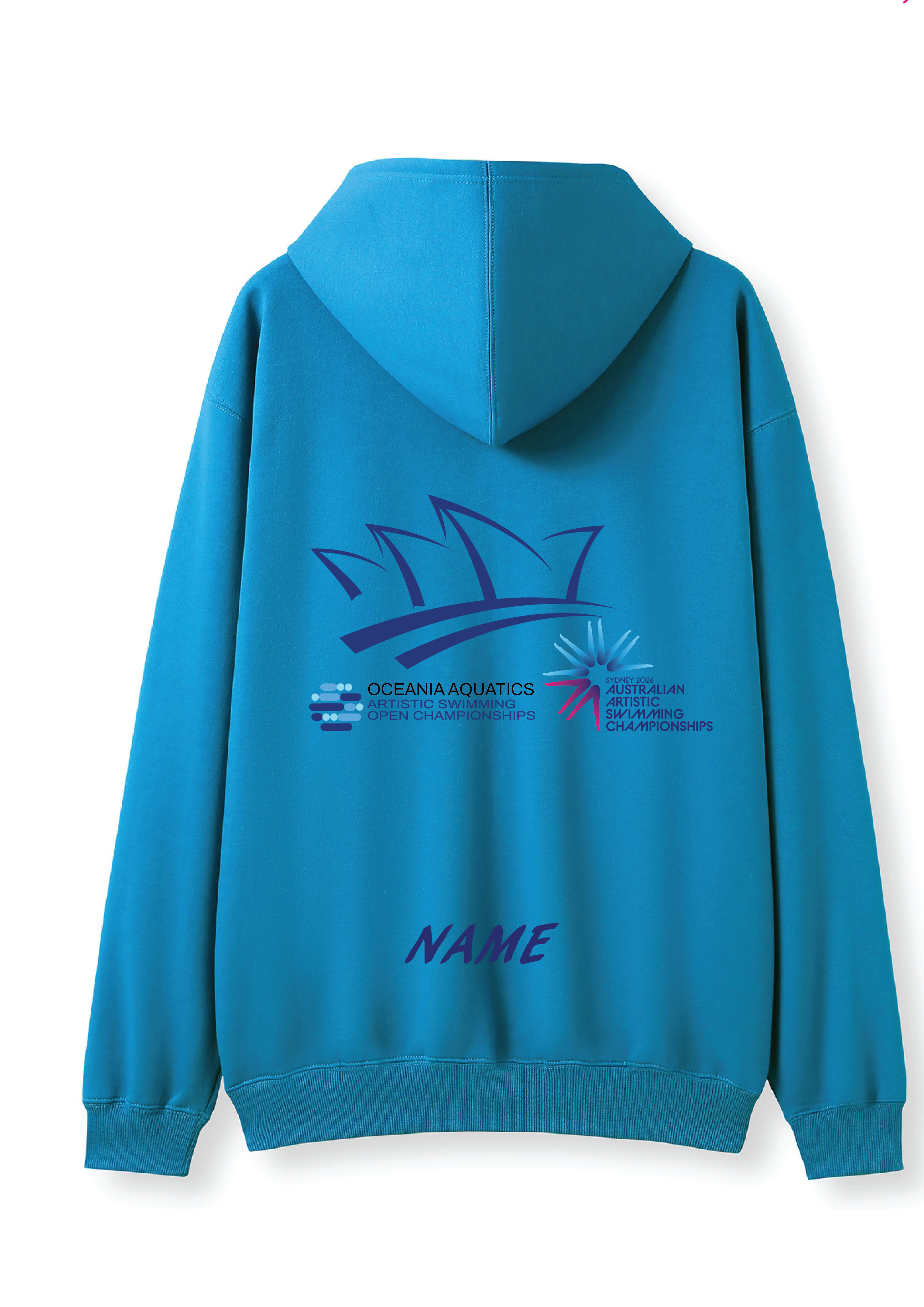 2026 Oceania Open & Australian Artistic Swimming Championships Hoodie - Ocean Blue