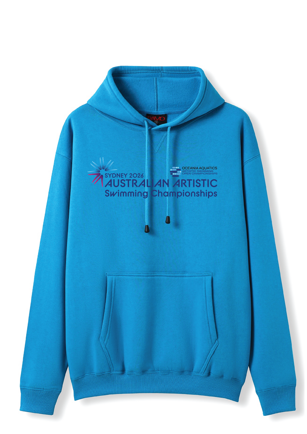 2026 Oceania Open & Australian Artistic Swimming Championships Hoodie - Ocean Blue