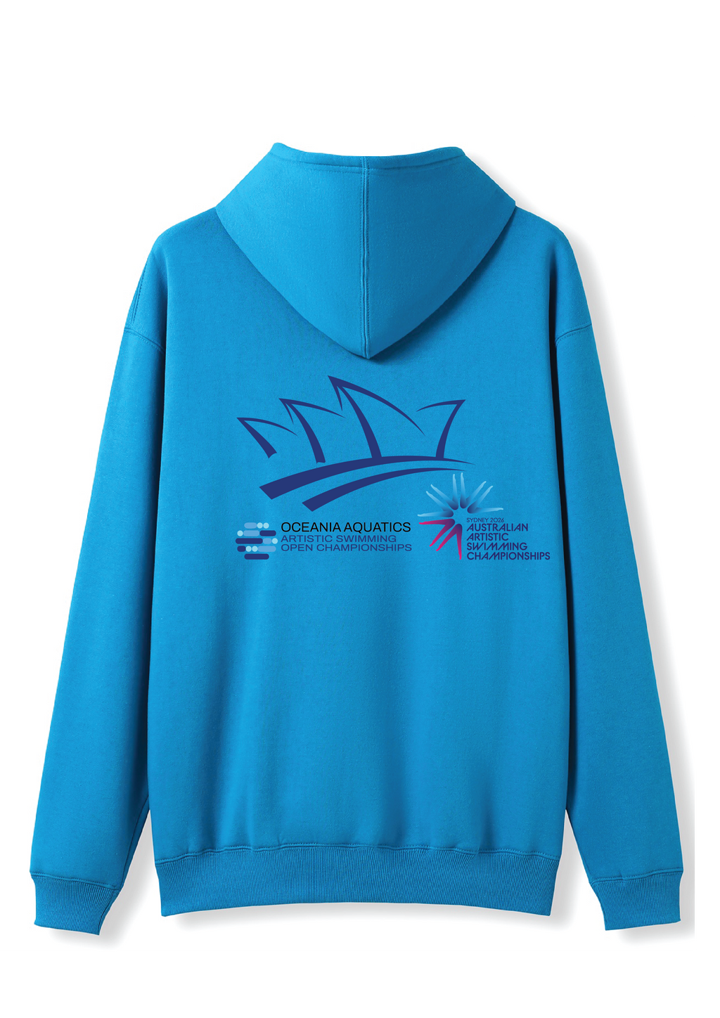 2026 Oceania Open & Australian Artistic Swimming Championships Hoodie - Ocean Blue