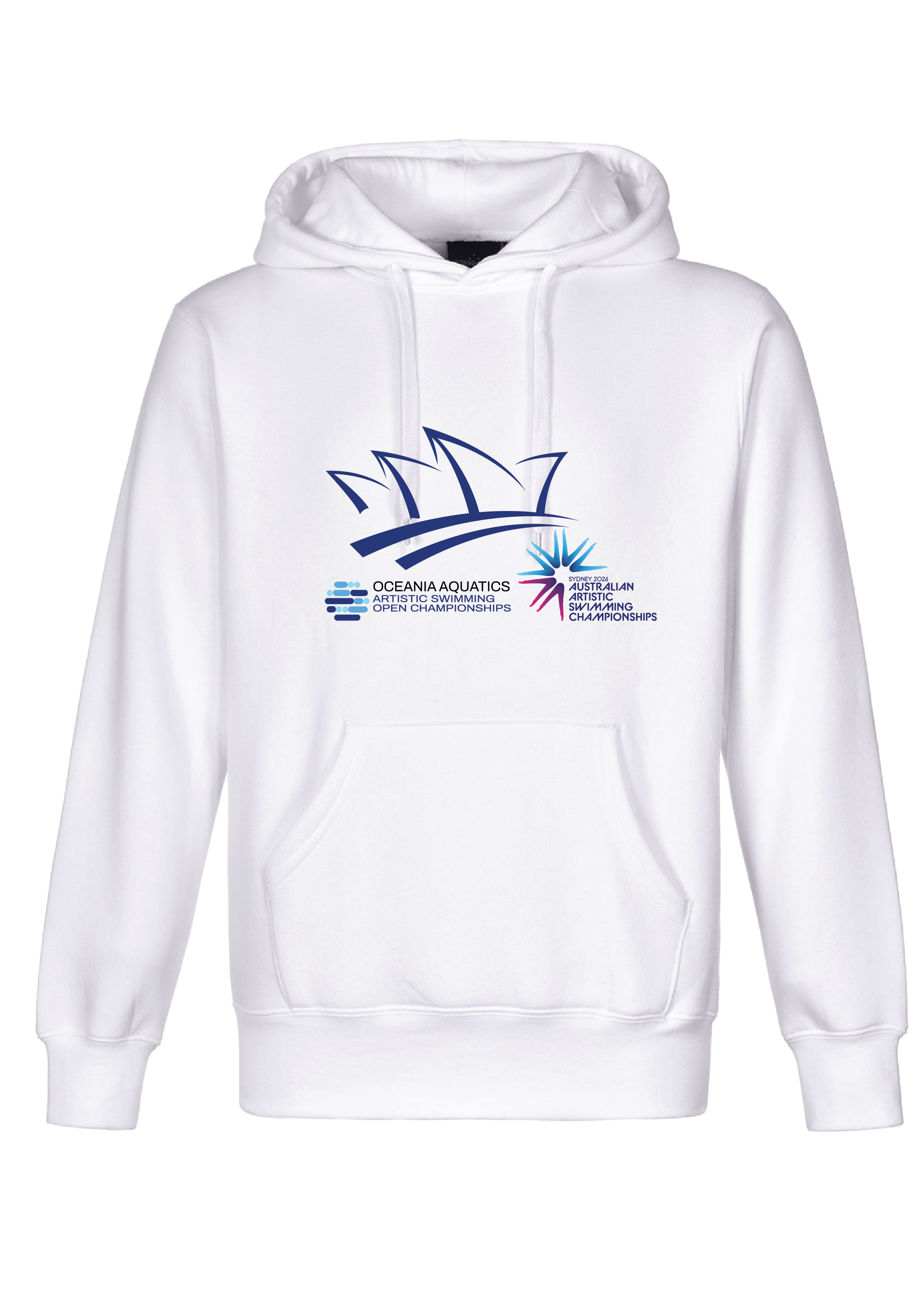 2026 Oceania Open & Australian Artistic Swimming Championships Hoodie - White