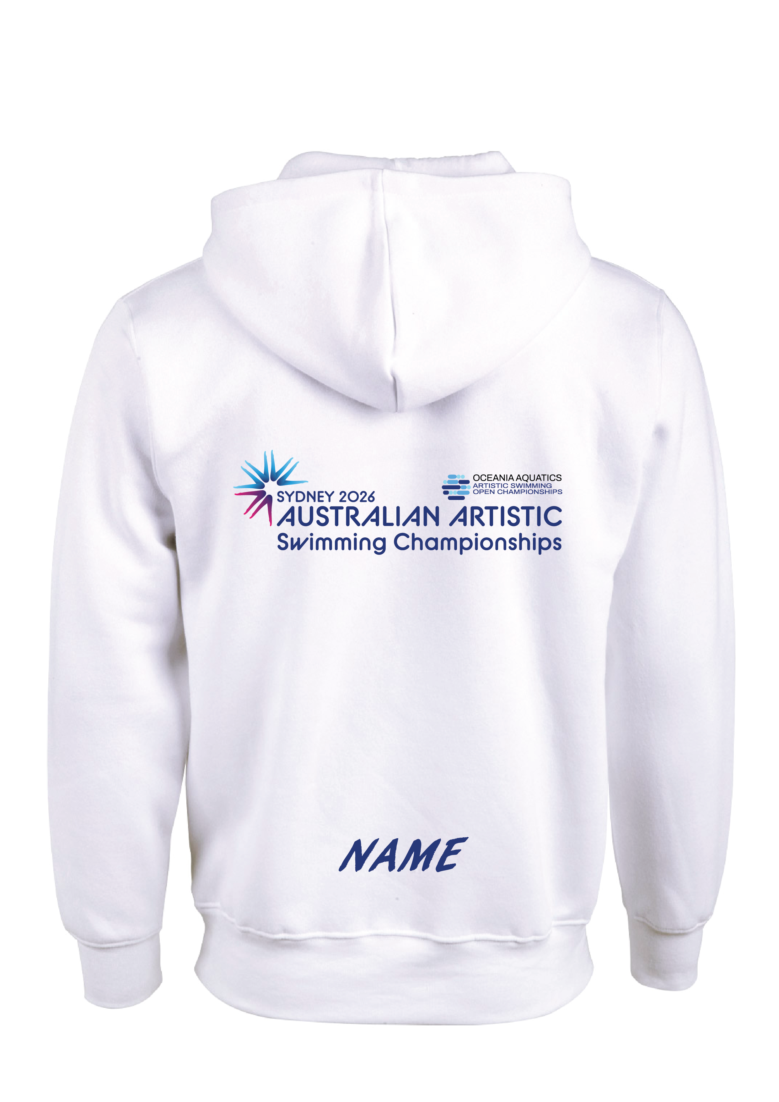 2026 Oceania Open & Australian Artistic Swimming Championships Hoodie - White