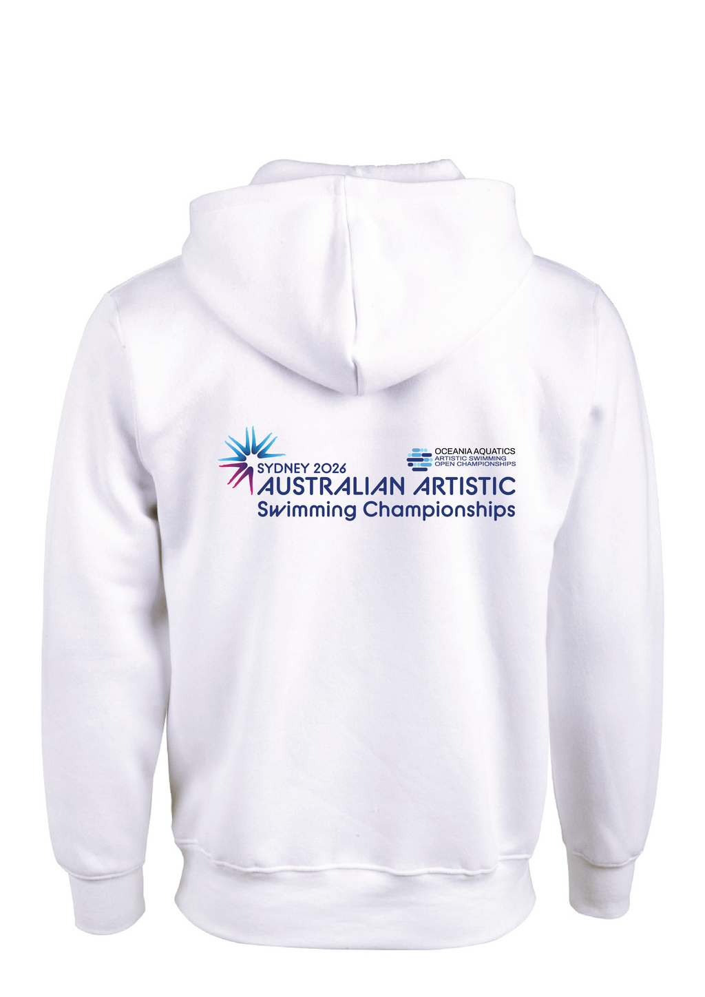 2026 Oceania Open & Australian Artistic Swimming Championships Hoodie - White