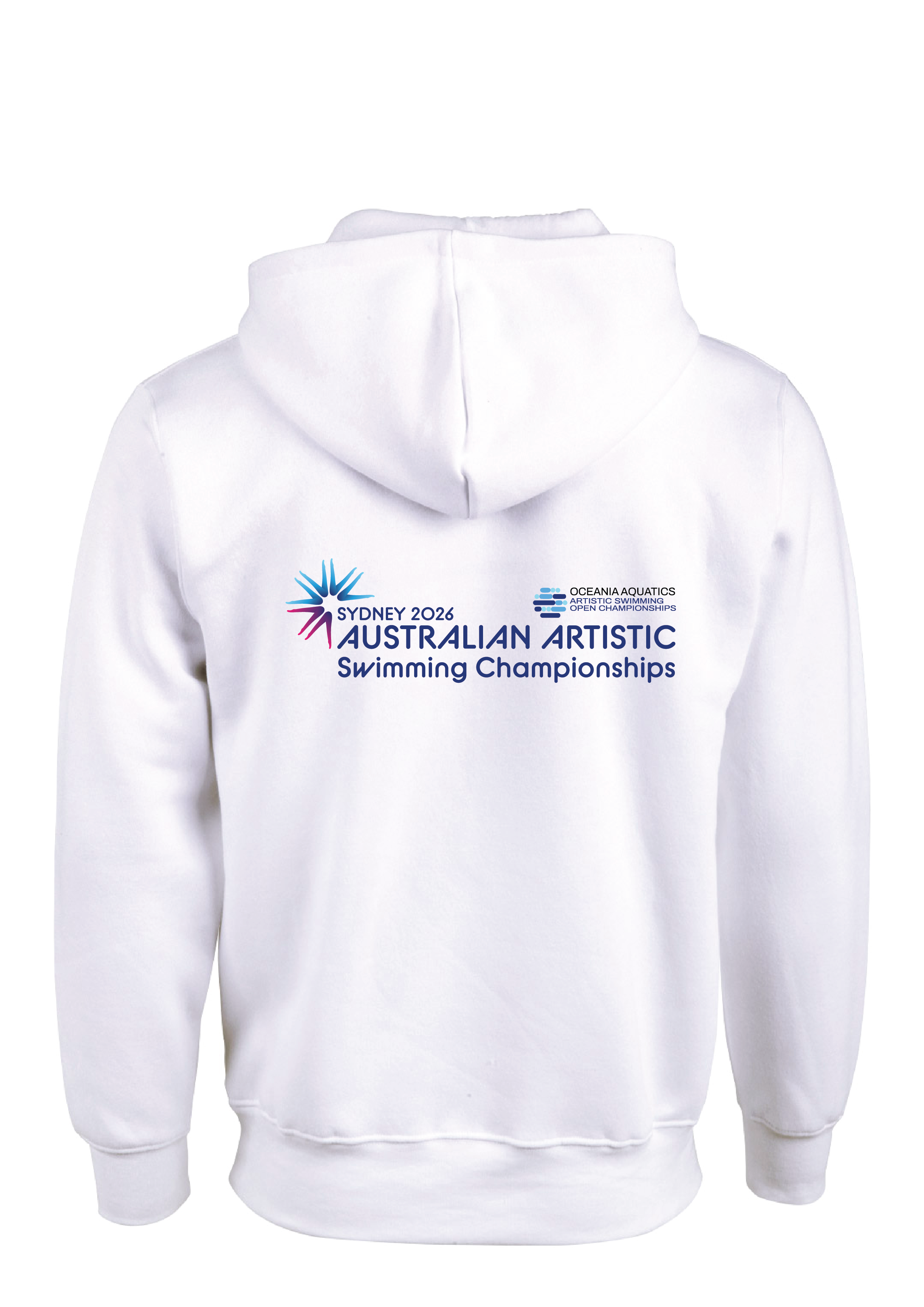 2026 Oceania Open & Australian Artistic Swimming Championships Hoodie - White