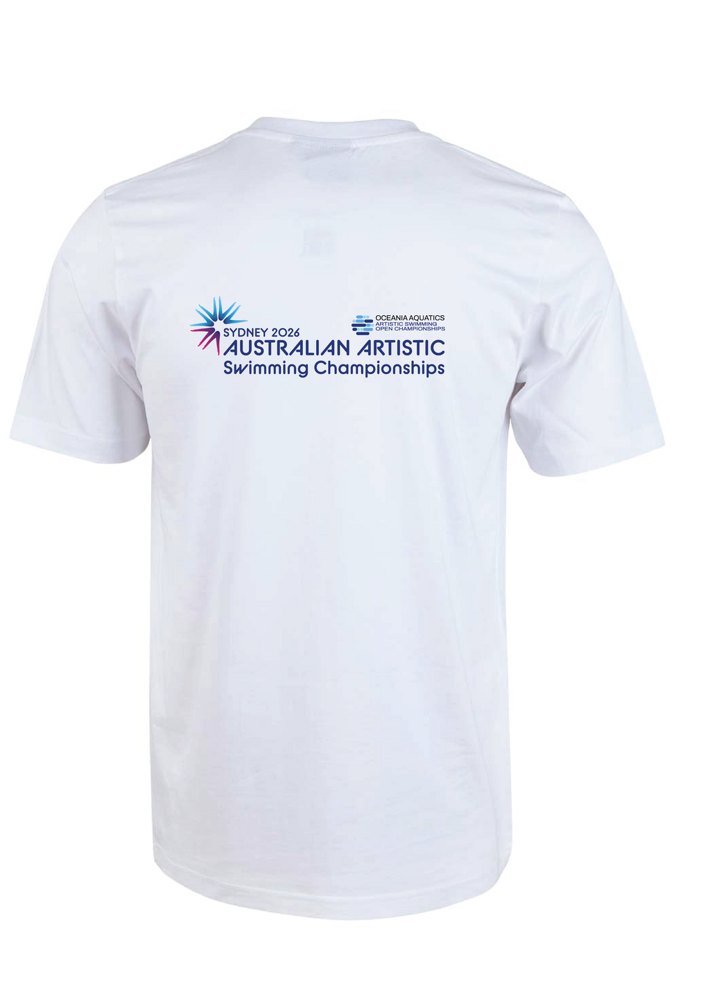 2026 Oceania Open & Australian Artistic Swimming Championships Tee Unisex & Women's Sizing - White