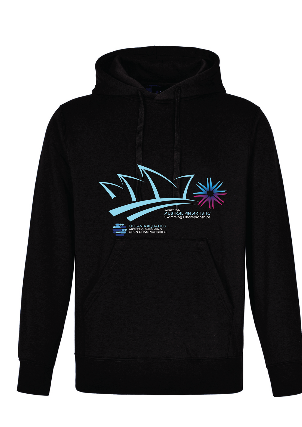 2026 Oceania Open & Australian Artistic Swimming Championships Hoodie - Black