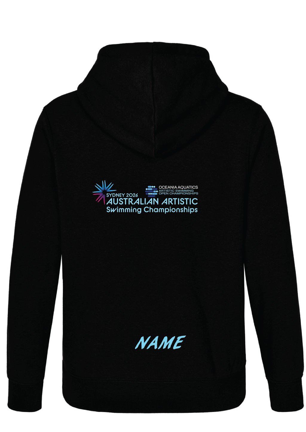 2026 Oceania Open & Australian Artistic Swimming Championships Hoodie - Black