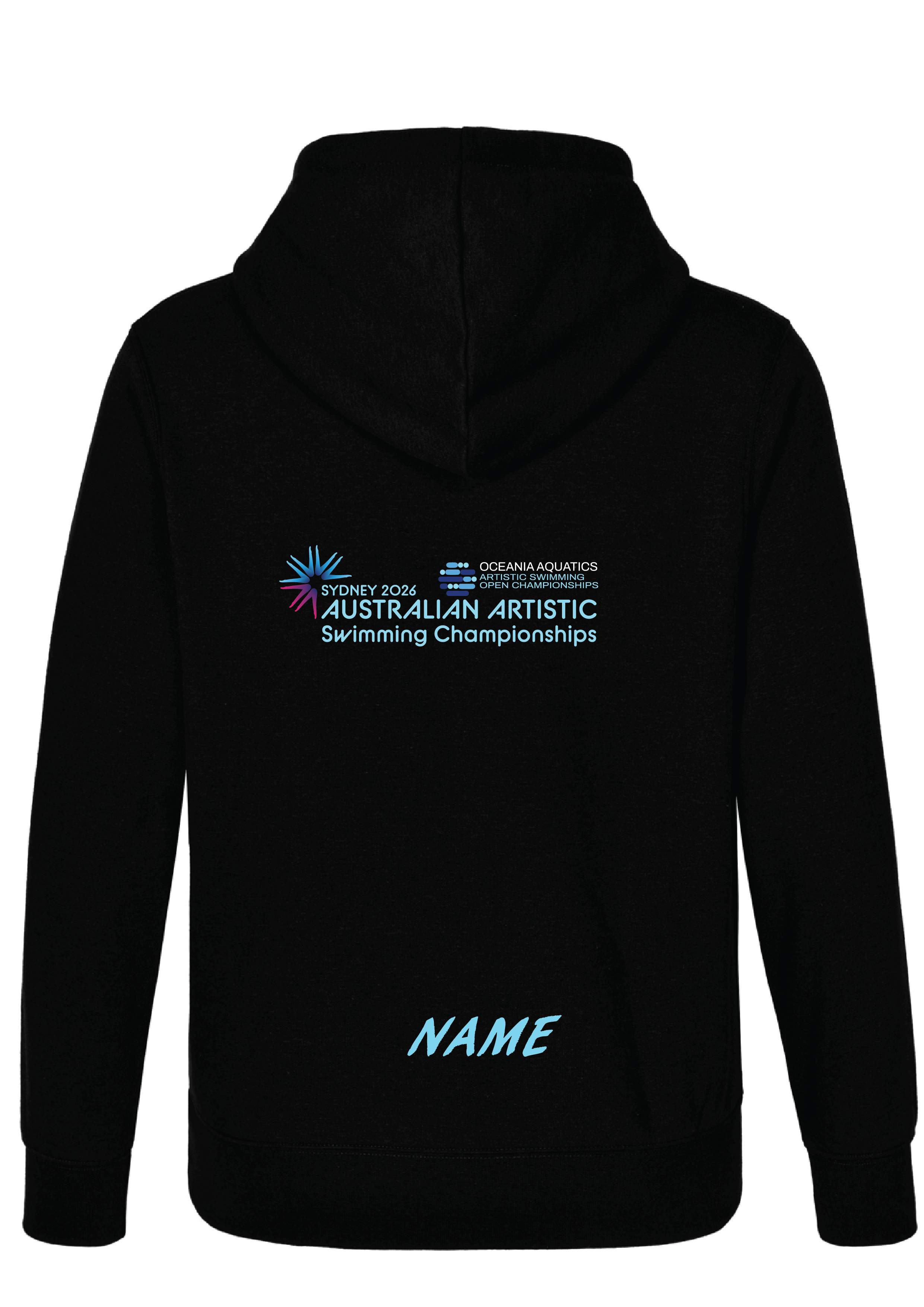 2026 Oceania Open & Australian Artistic Swimming Championships Hoodie - Black