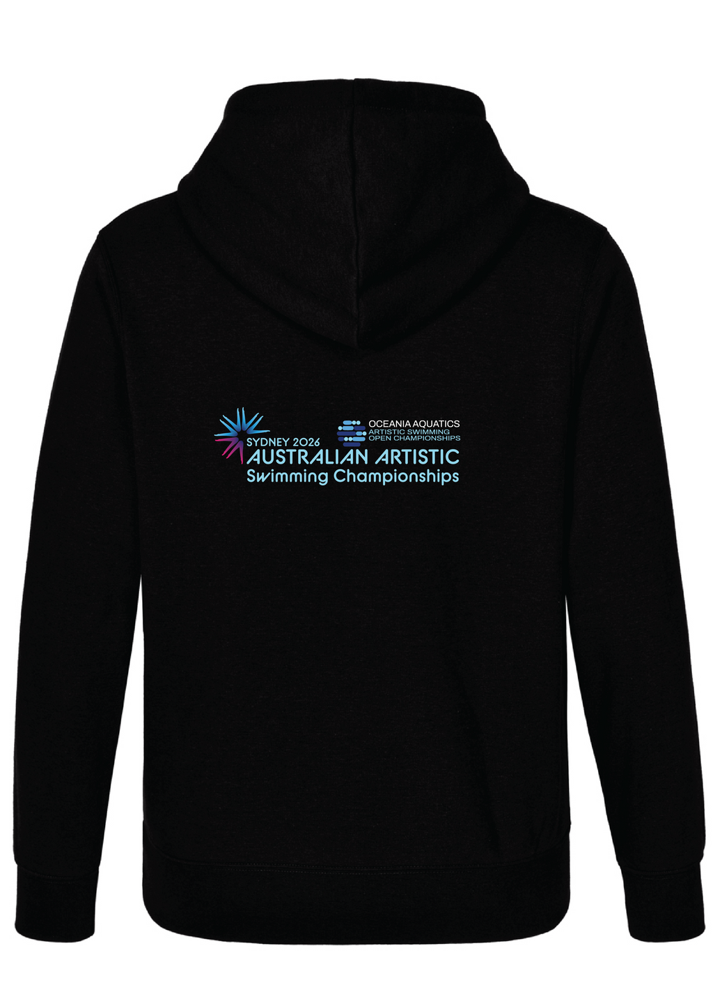 2026 Oceania Open & Australian Artistic Swimming Championships Hoodie - Black