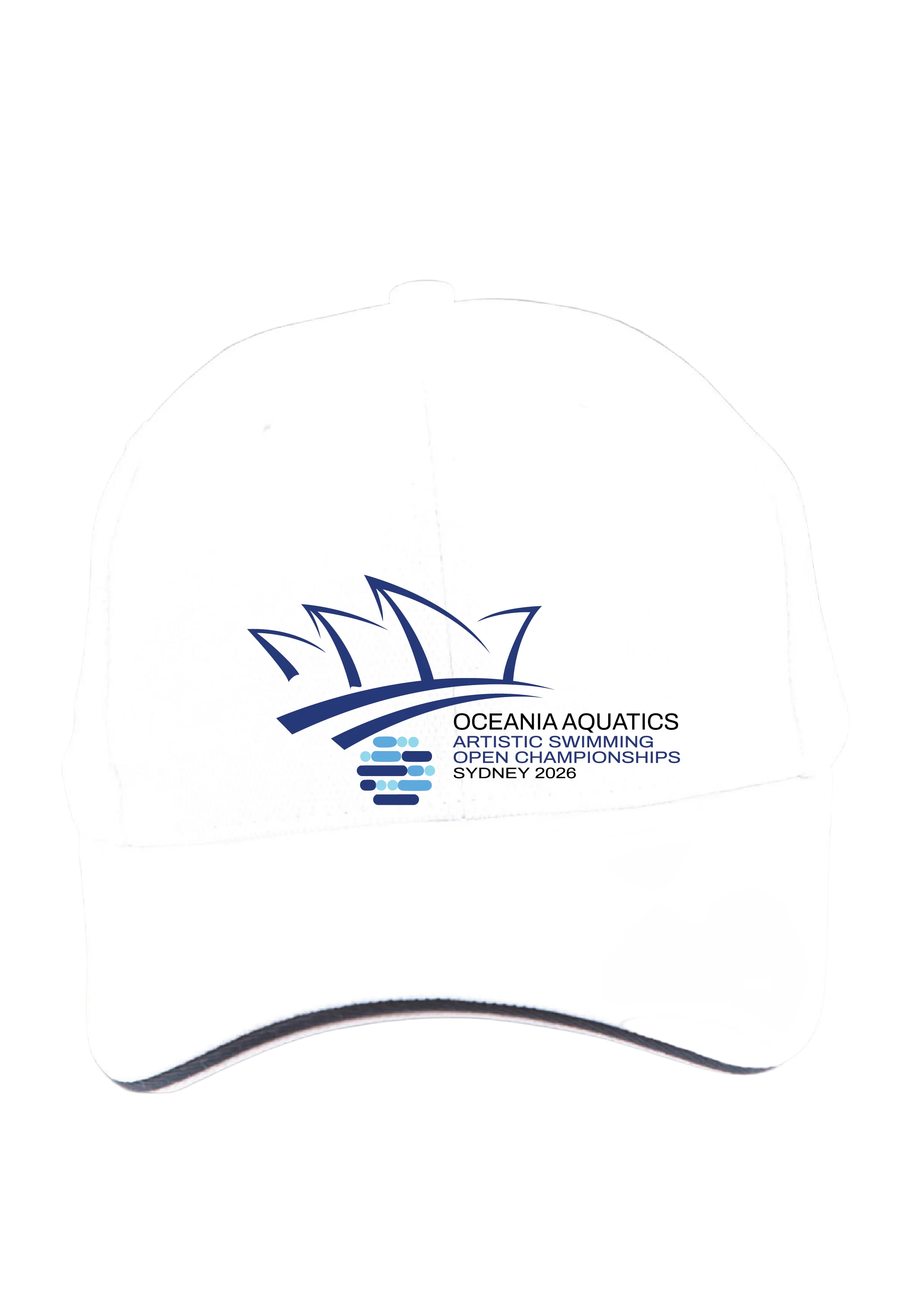 2026 AUSTRALIAN ARTISTIC SWIMMING CHAMPIONSHIP PEAK CAP - WHITE