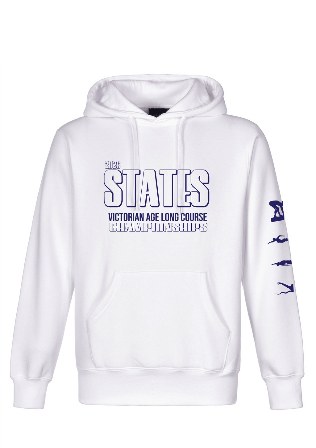 2026 VICTORIAN AGE LONG COURSE CHAMPIONSHIP HOODIE -  WHITE