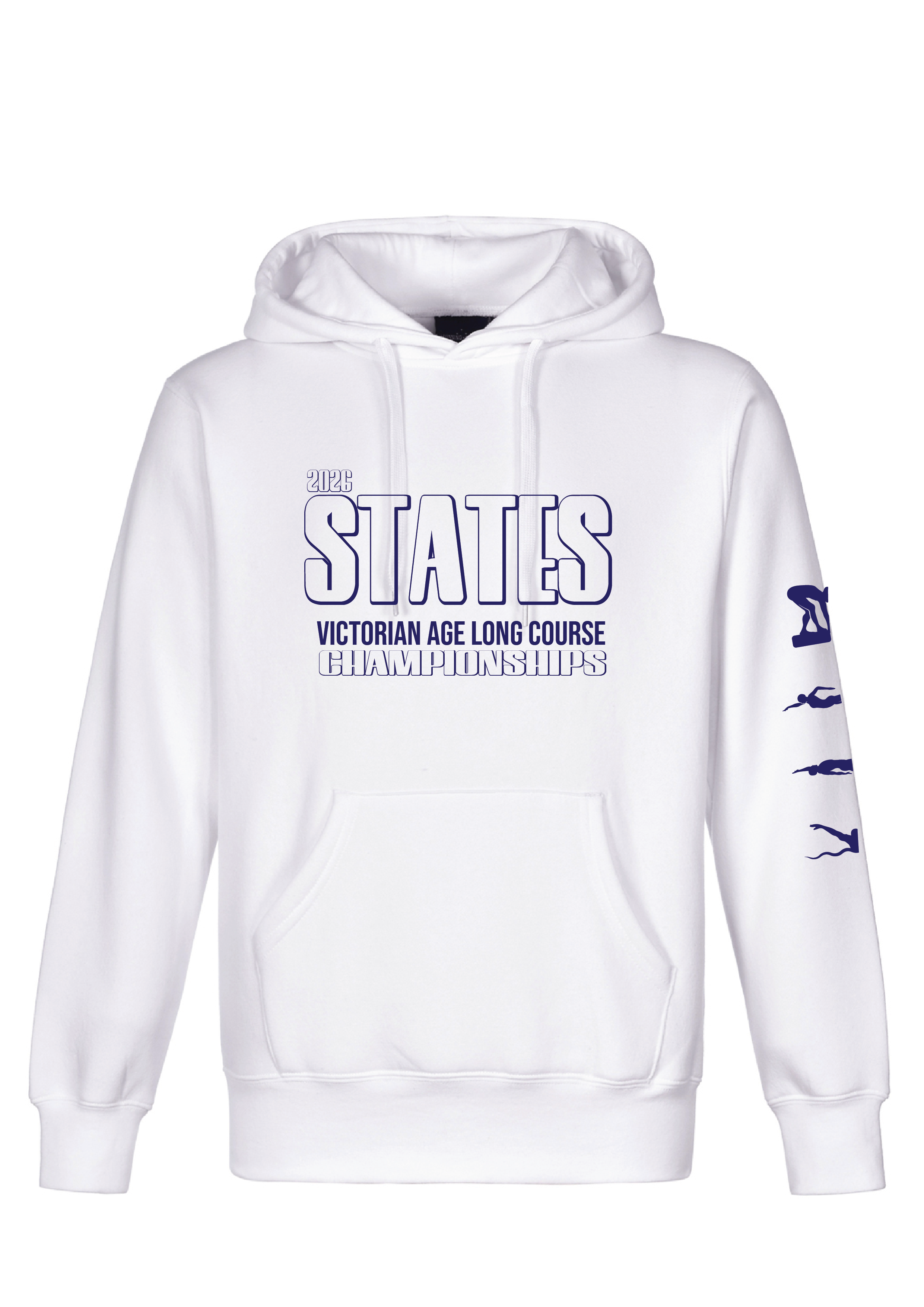 2026 VICTORIAN AGE LONG COURSE CHAMPIONSHIP HOODIE -  WHITE