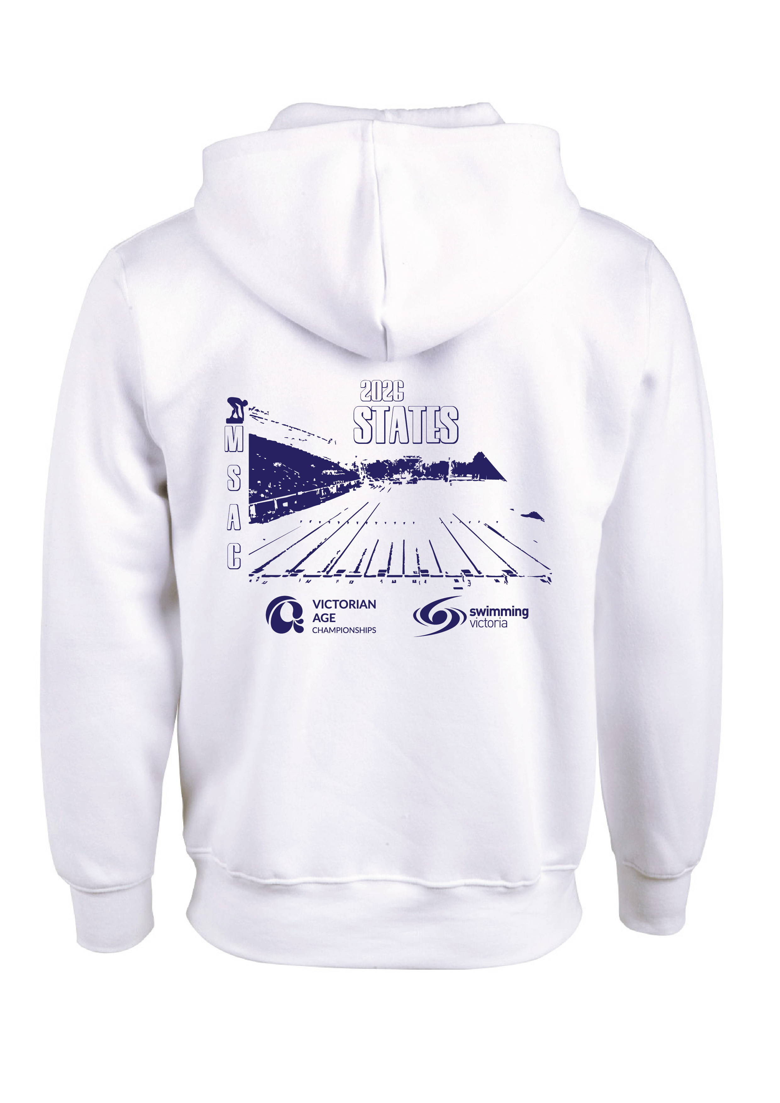 2026 VICTORIAN AGE LONG COURSE CHAMPIONSHIP HOODIE -  WHITE