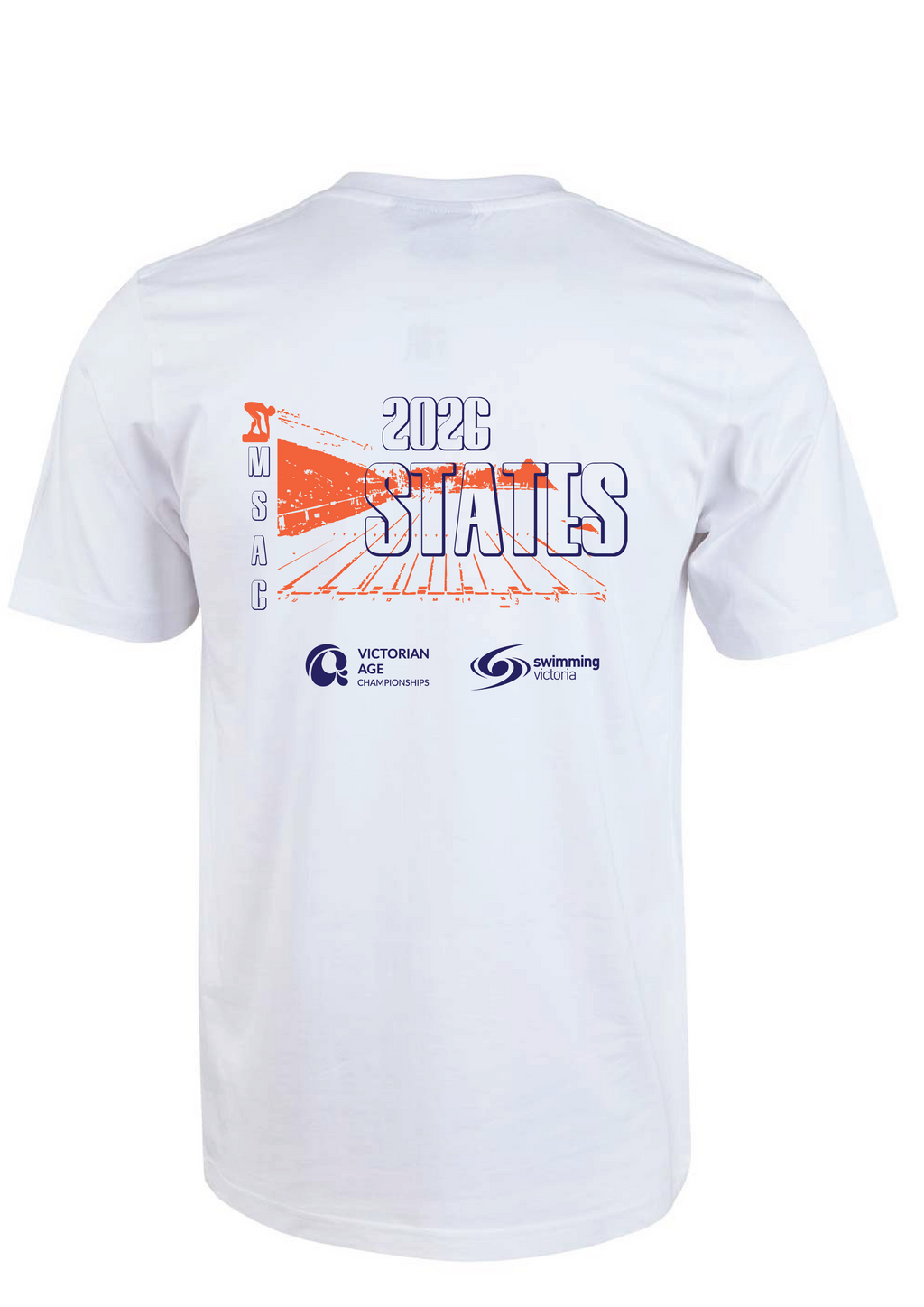 2026 VICTORIAN AGE LONG COURSE CHAMPIONSHIPS SHORT SLEEVE TEE - WHITE