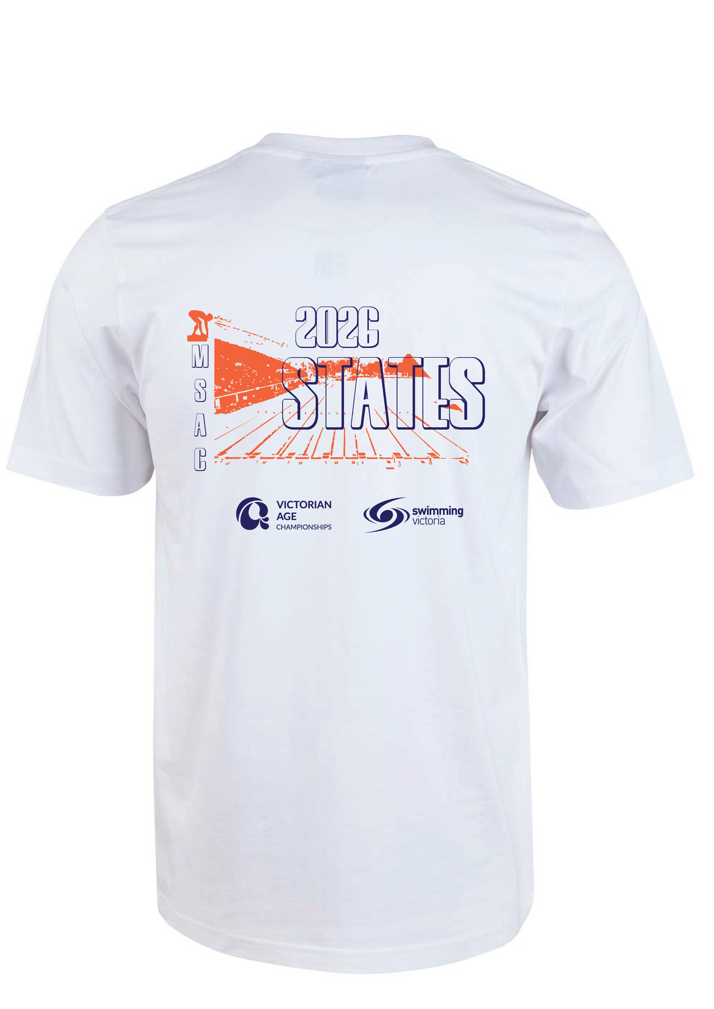 2026 VICTORIAN AGE LONG COURSE CHAMPIONSHIPS SHORT SLEEVE TEE - WHITE