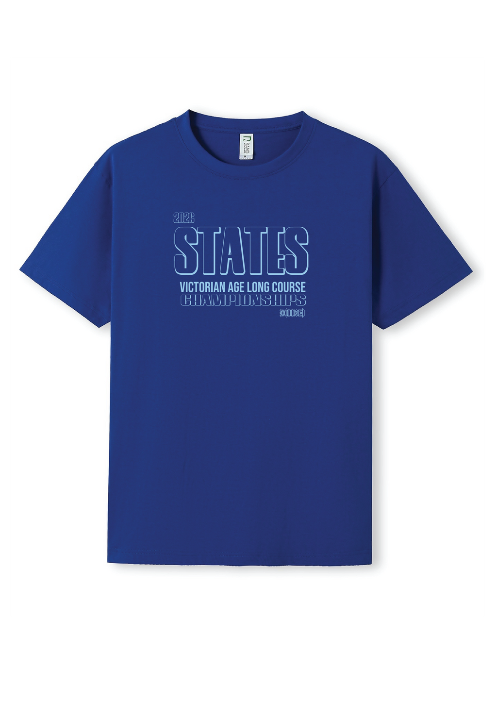 2026 VICTORIAN AGE LONG COURSE CHAMPIONSHIPS SHORT SLEEVE TEE - BLUE