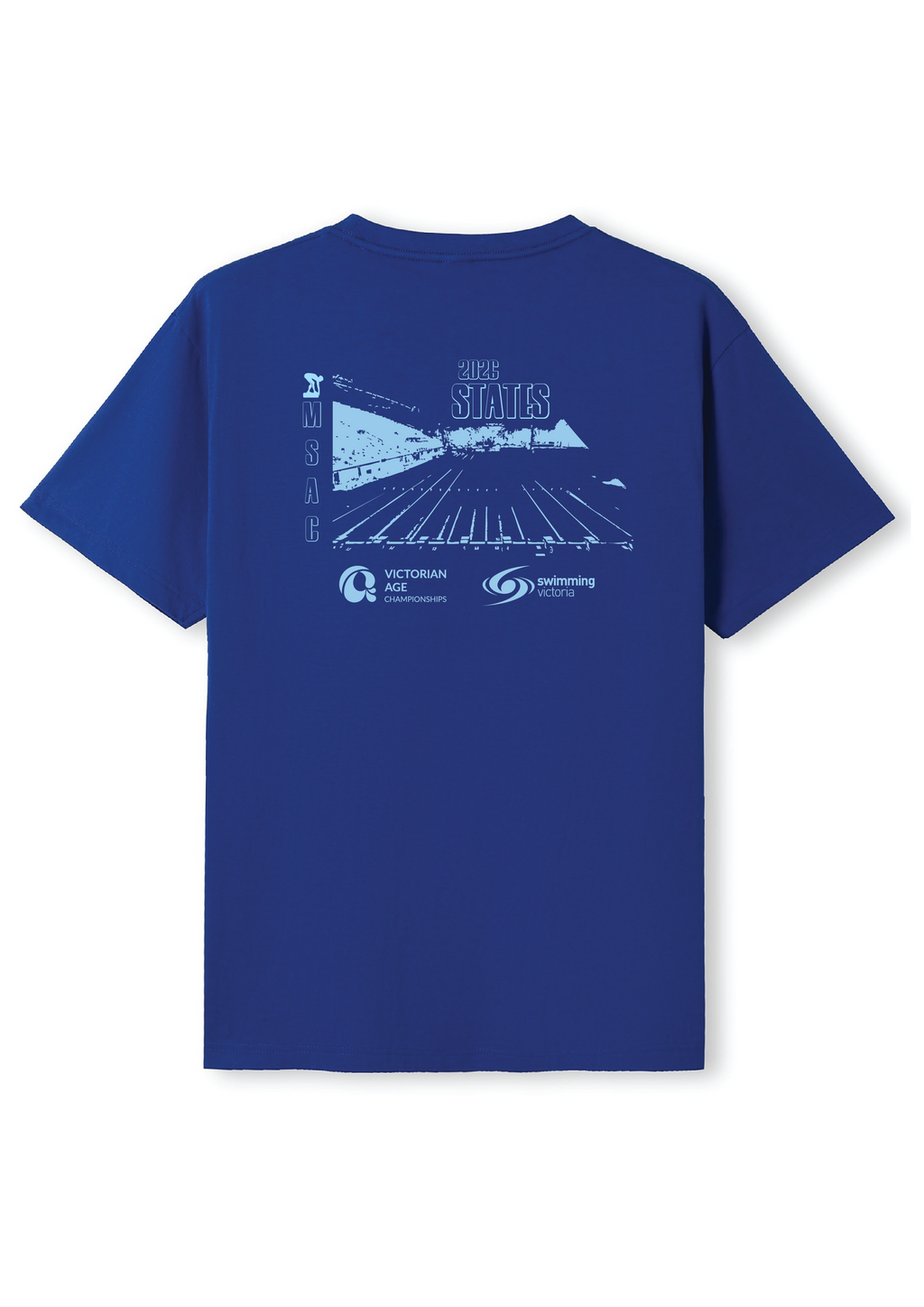2026 VICTORIAN AGE LONG COURSE CHAMPIONSHIPS SHORT SLEEVE TEE - BLUE