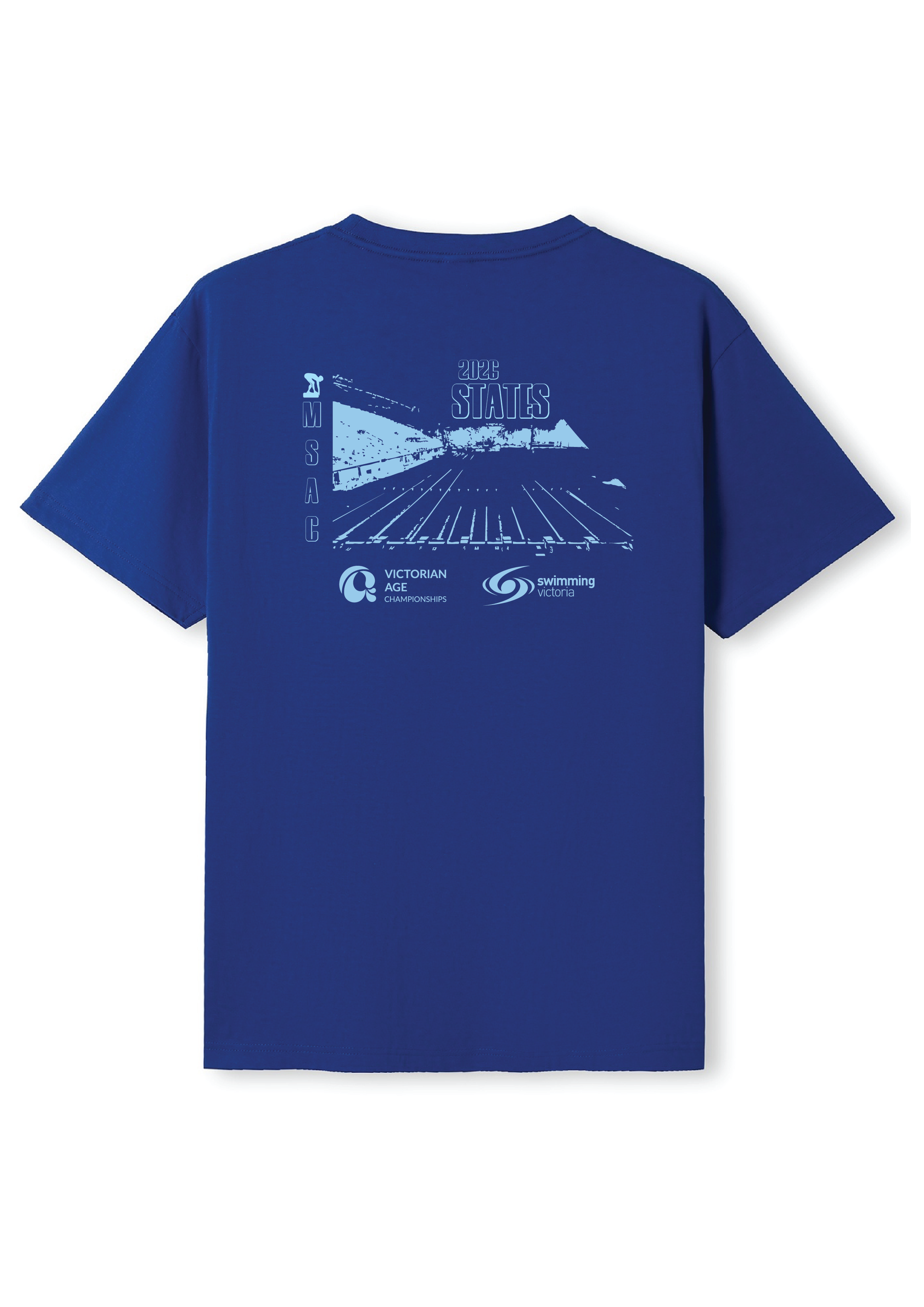 2026 VICTORIAN AGE LONG COURSE CHAMPIONSHIPS SHORT SLEEVE TEE - BLUE