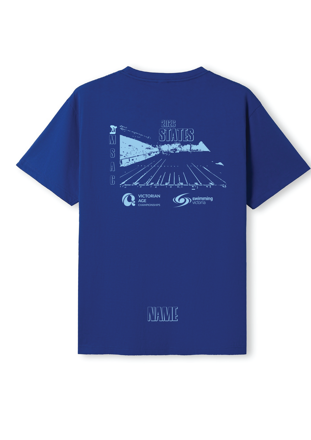 2026 VICTORIAN AGE LONG COURSE CHAMPIONSHIPS SHORT SLEEVE TEE - BLUE