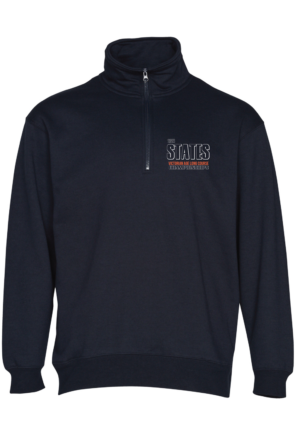 2026 VICTORIAN AGE LONG COURSE CHAMPIONSHIPS 1/4 ZIP SWEAT TOP - NAVY