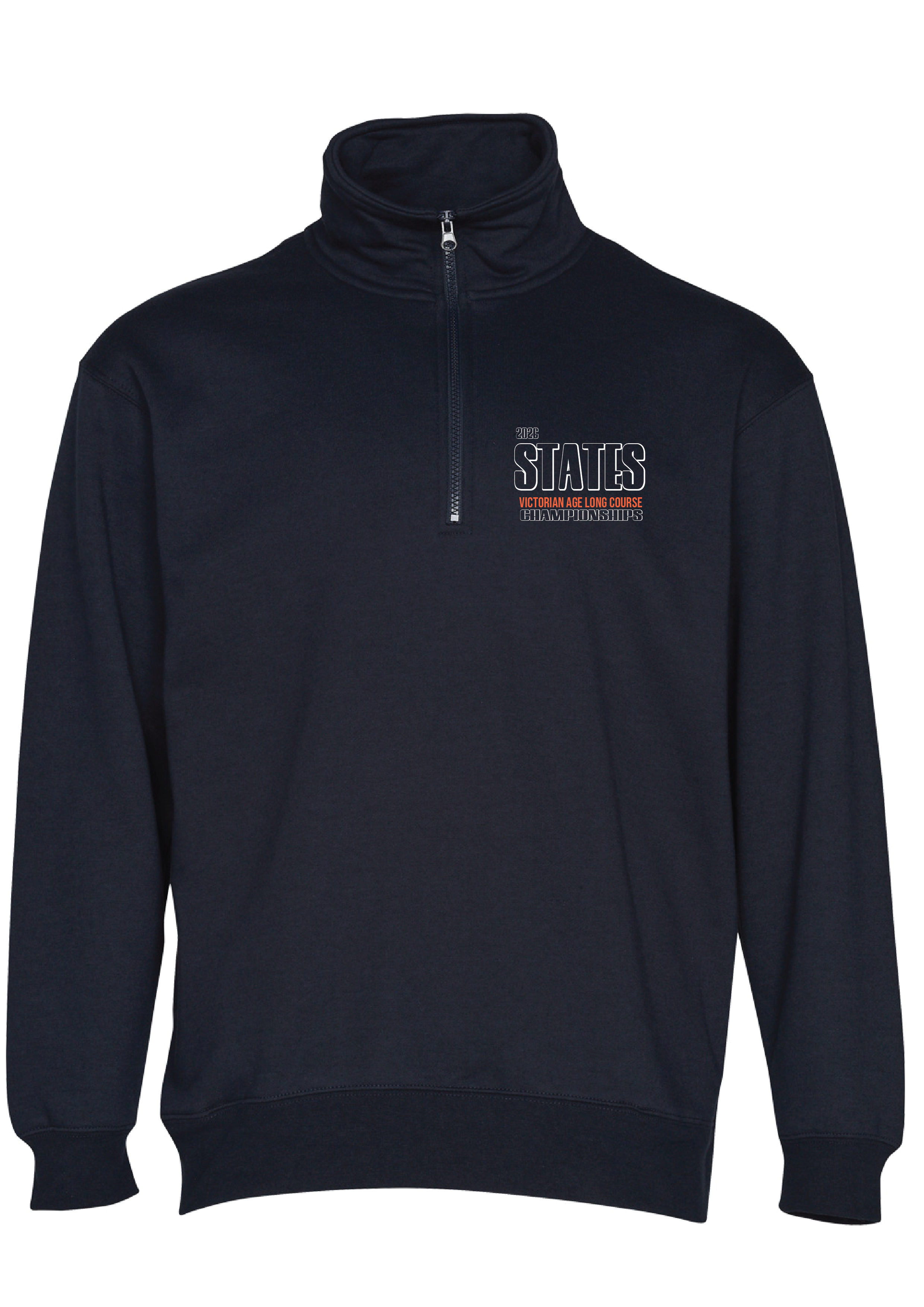 2026 VICTORIAN AGE LONG COURSE CHAMPIONSHIPS 1/4 ZIP SWEAT TOP - NAVY