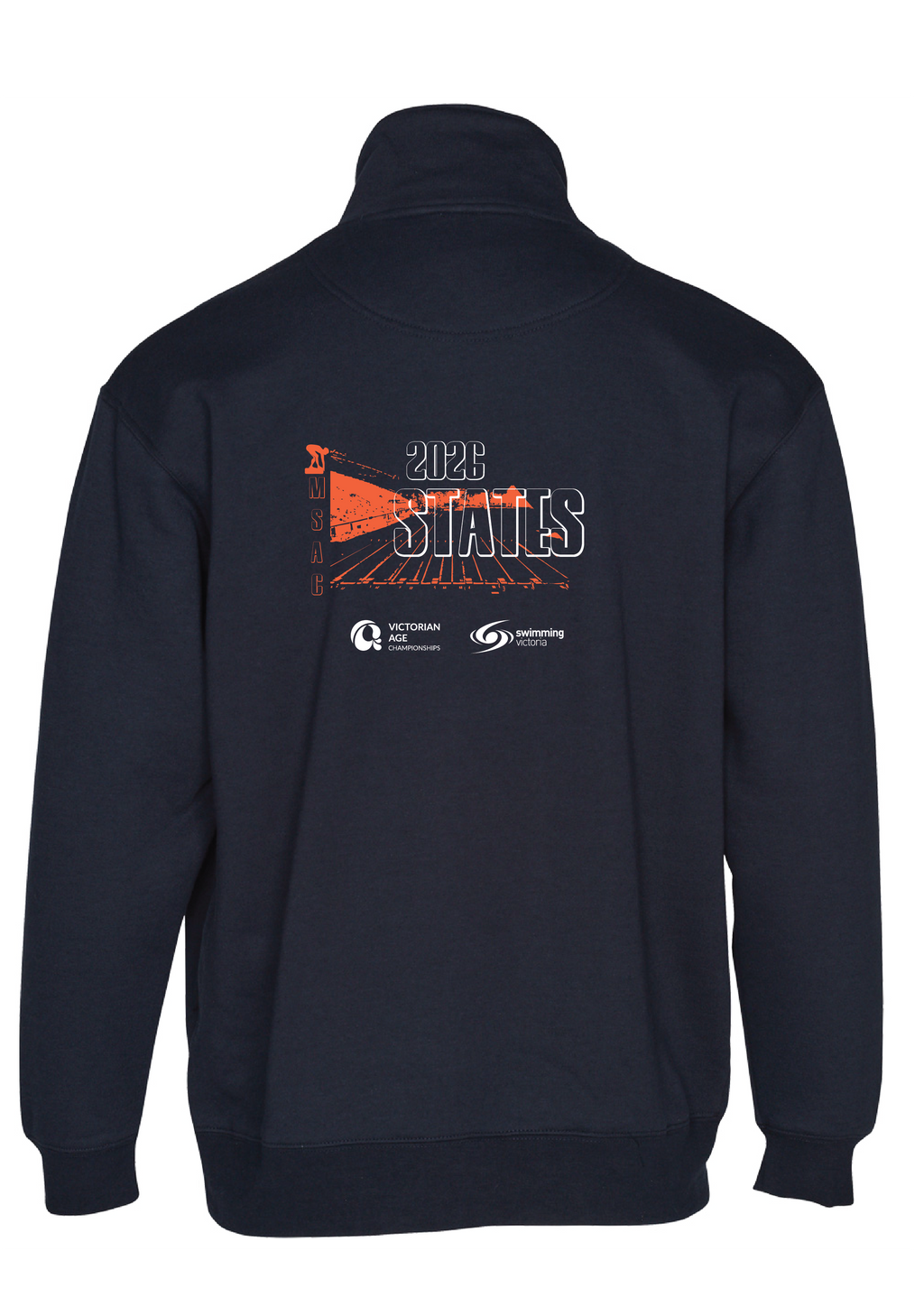 2026 VICTORIAN AGE LONG COURSE CHAMPIONSHIPS 1/4 ZIP SWEAT TOP - NAVY