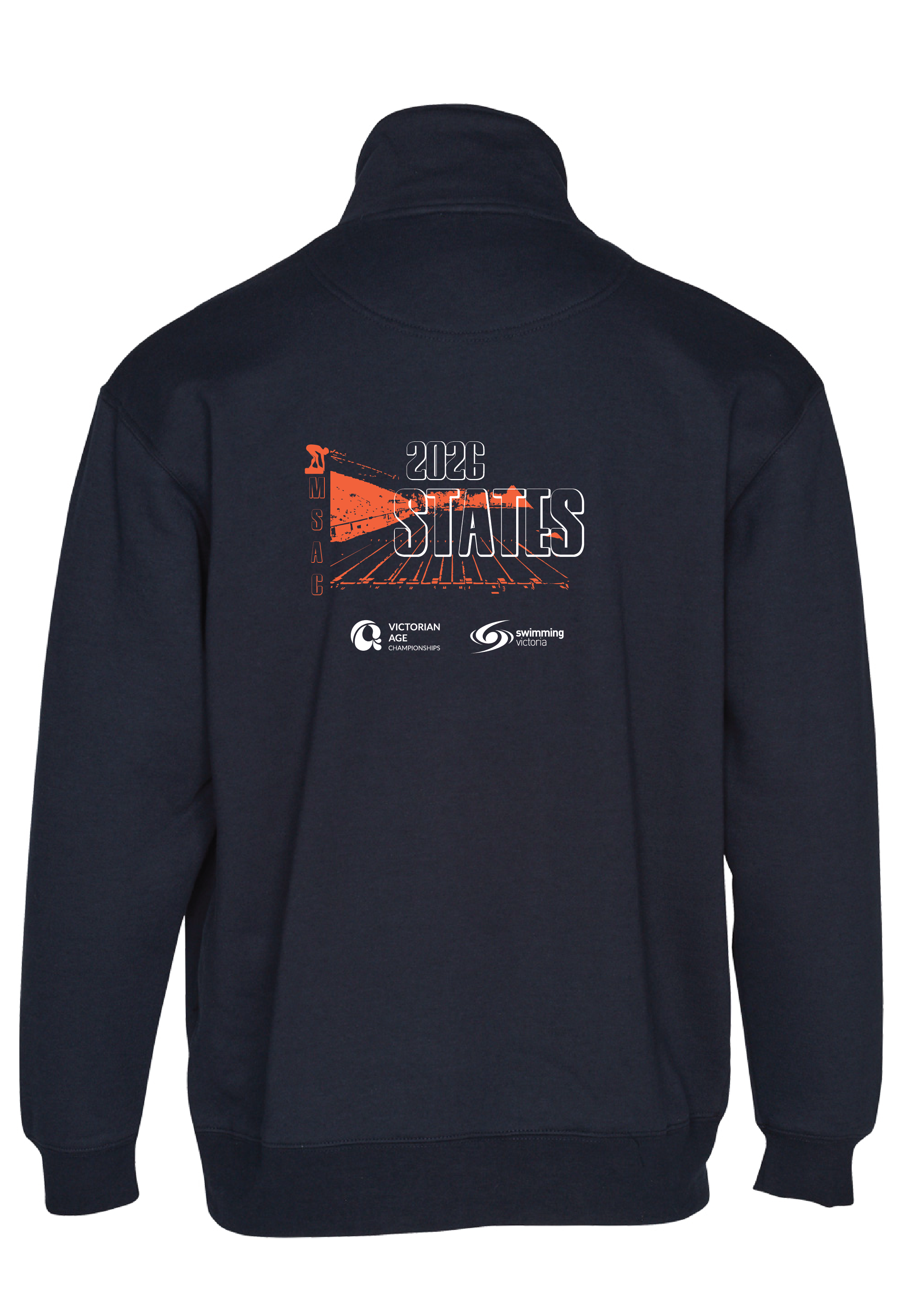 2026 VICTORIAN AGE LONG COURSE CHAMPIONSHIPS 1/4 ZIP SWEAT TOP - NAVY