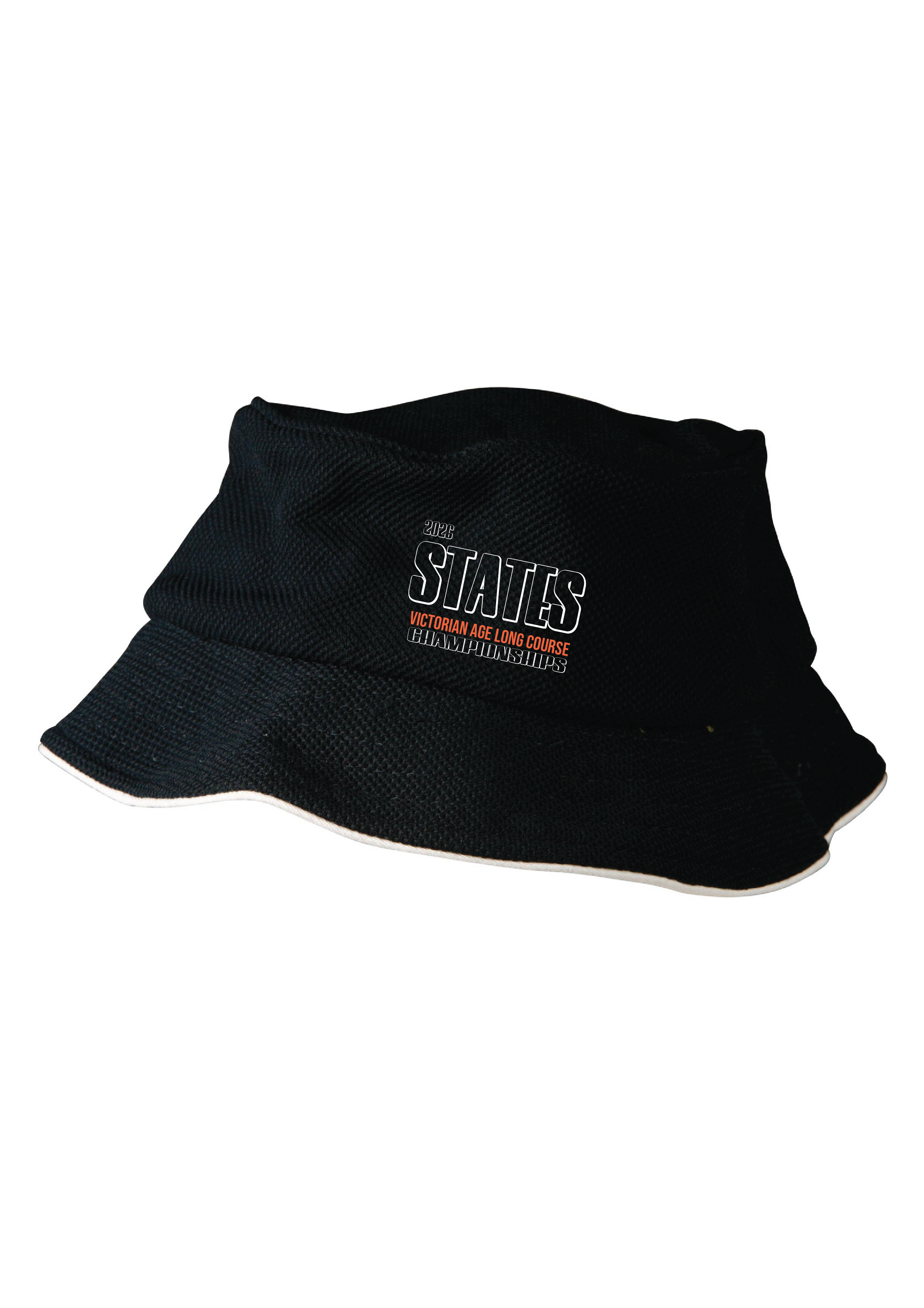 2026 VICTORIAN AGE LONG COURSE CHAMPIONSHIPS BUCKET HAT -NAVY/WHITE