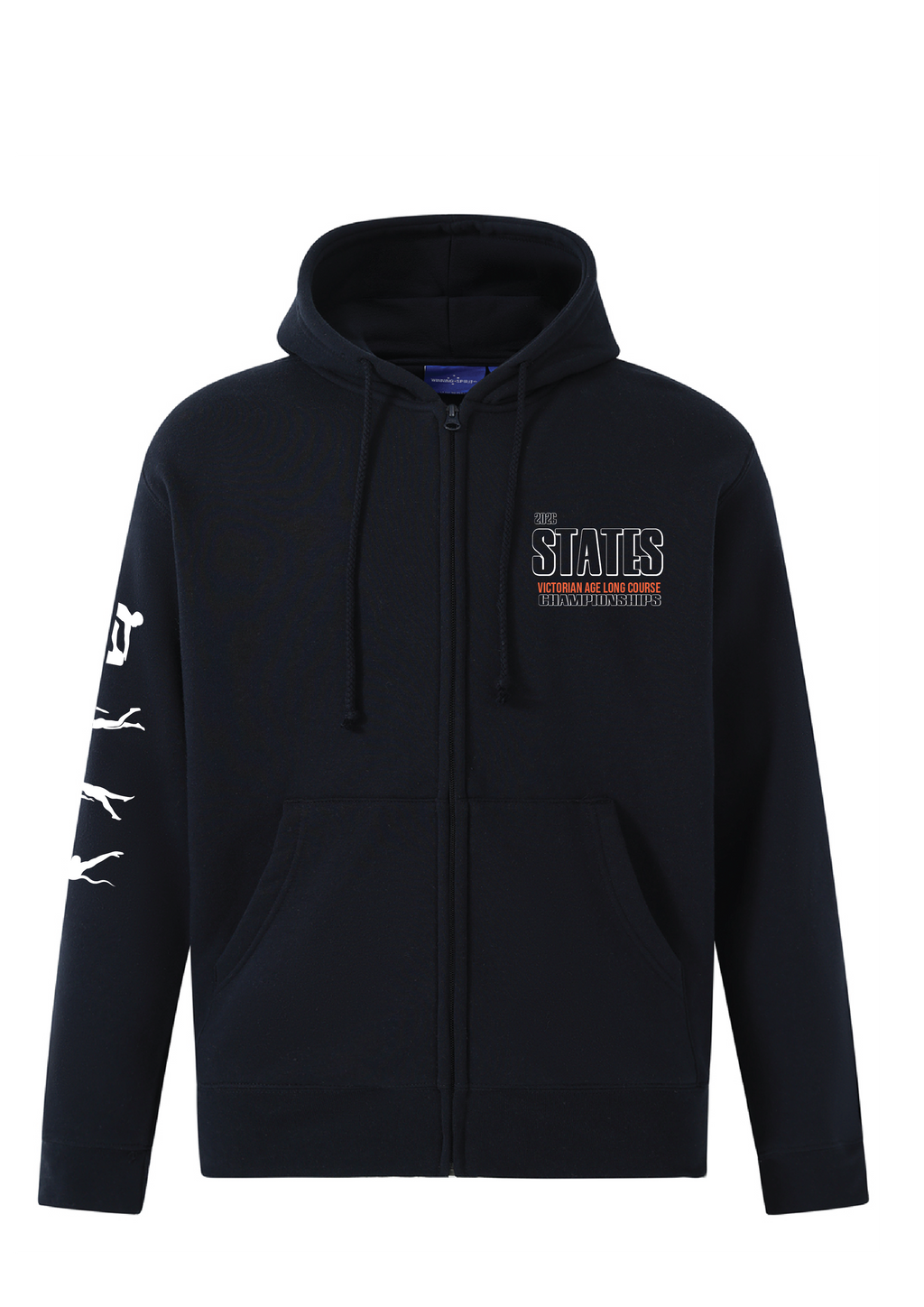 2026 VICTORIAN AGE LONG COURSE CHAMPIONSHIP ZIP THRU HOODIE- NAVY