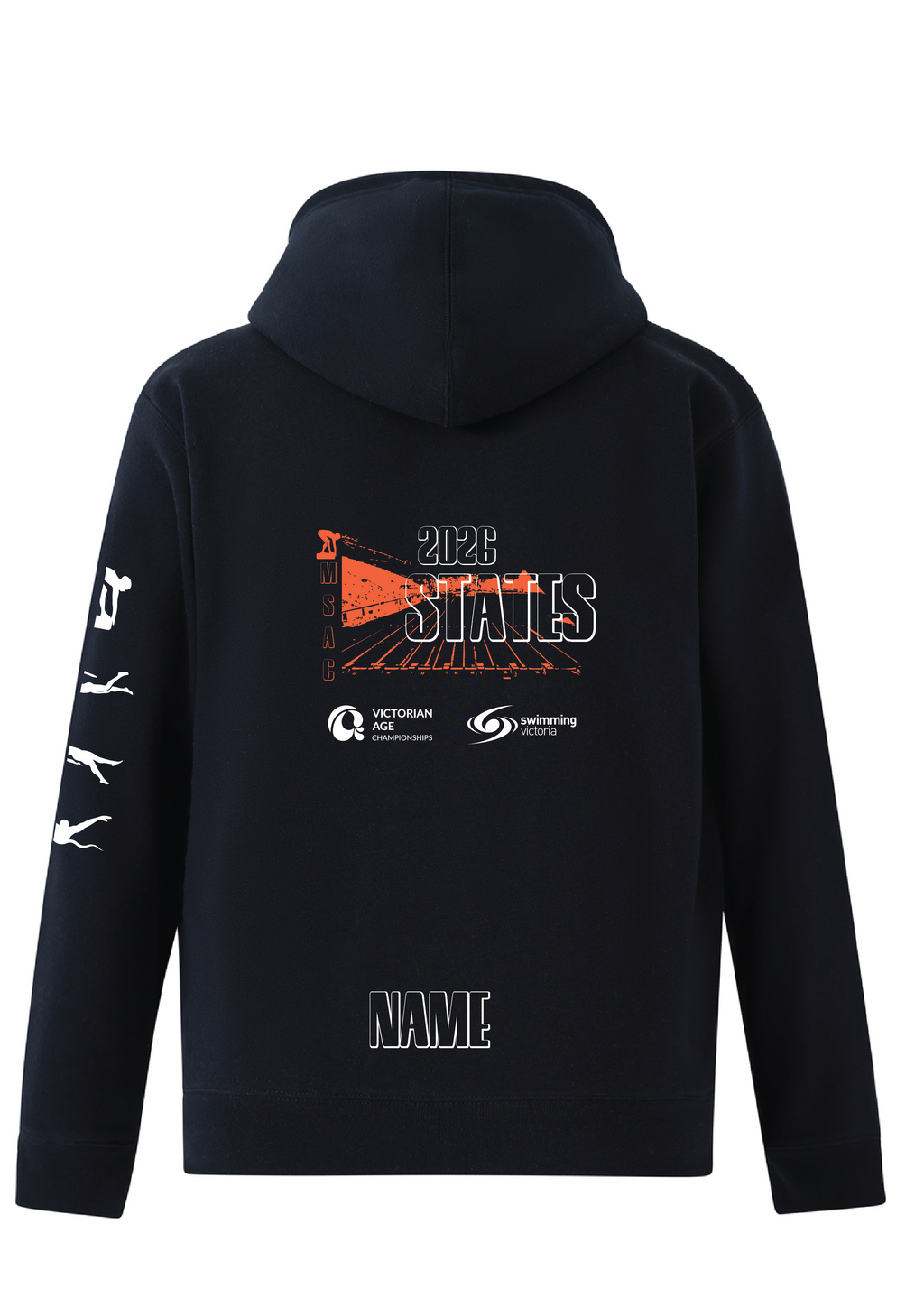 2026 VICTORIAN AGE LONG COURSE CHAMPIONSHIP ZIP THRU HOODIE- NAVY