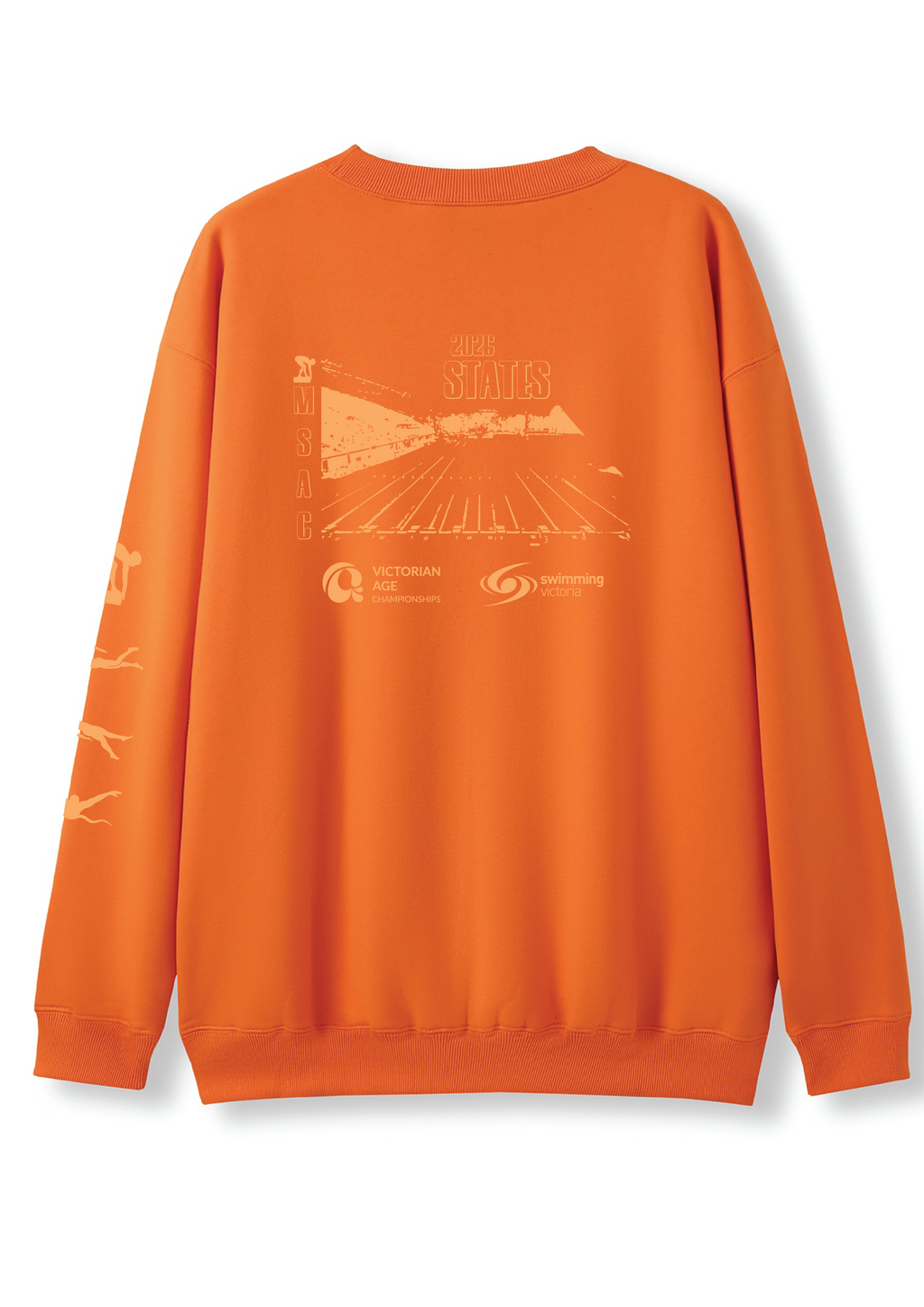 2026 VICTORIAN AGE LONG COURSE CHAMPIONSHIPS CREW NECK SWEAT TOP -SUNSET