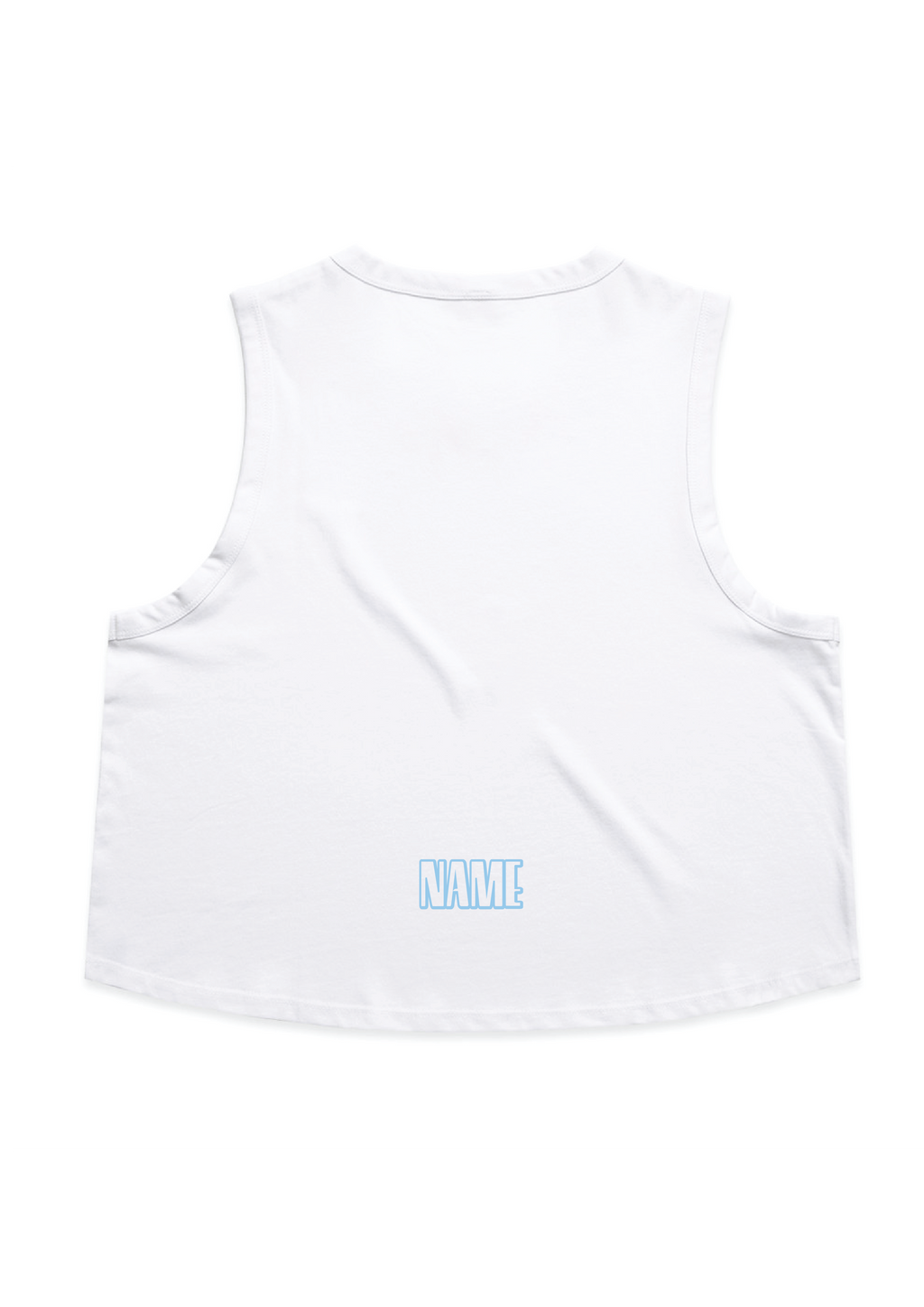 2026 VICTORIAN AGE LONG COURSE CHAMPIONSHIPS CROP SLEEVELESS TANK - WHITE