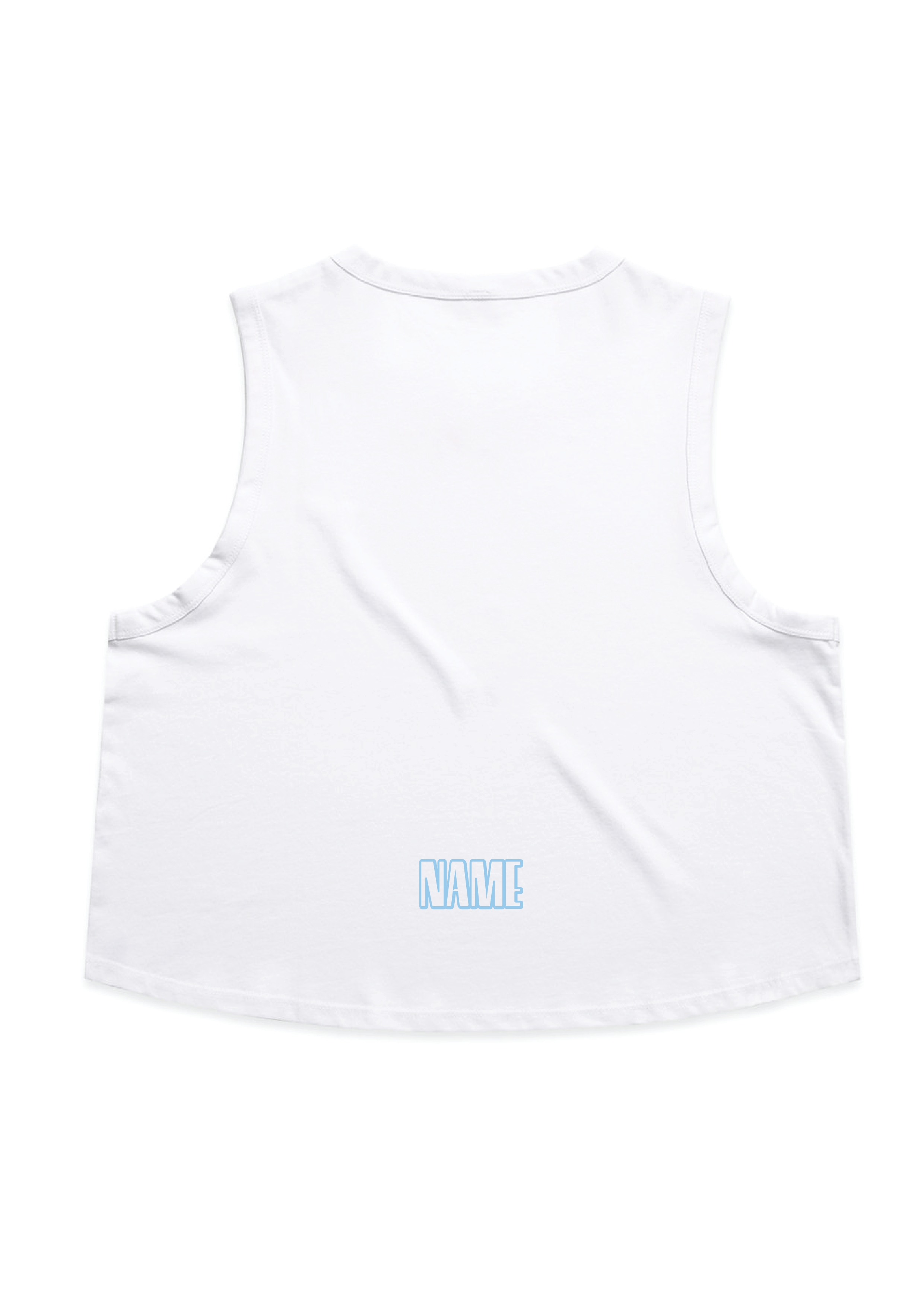 2026 VICTORIAN AGE LONG COURSE CHAMPIONSHIPS CROP SLEEVELESS TANK - WHITE