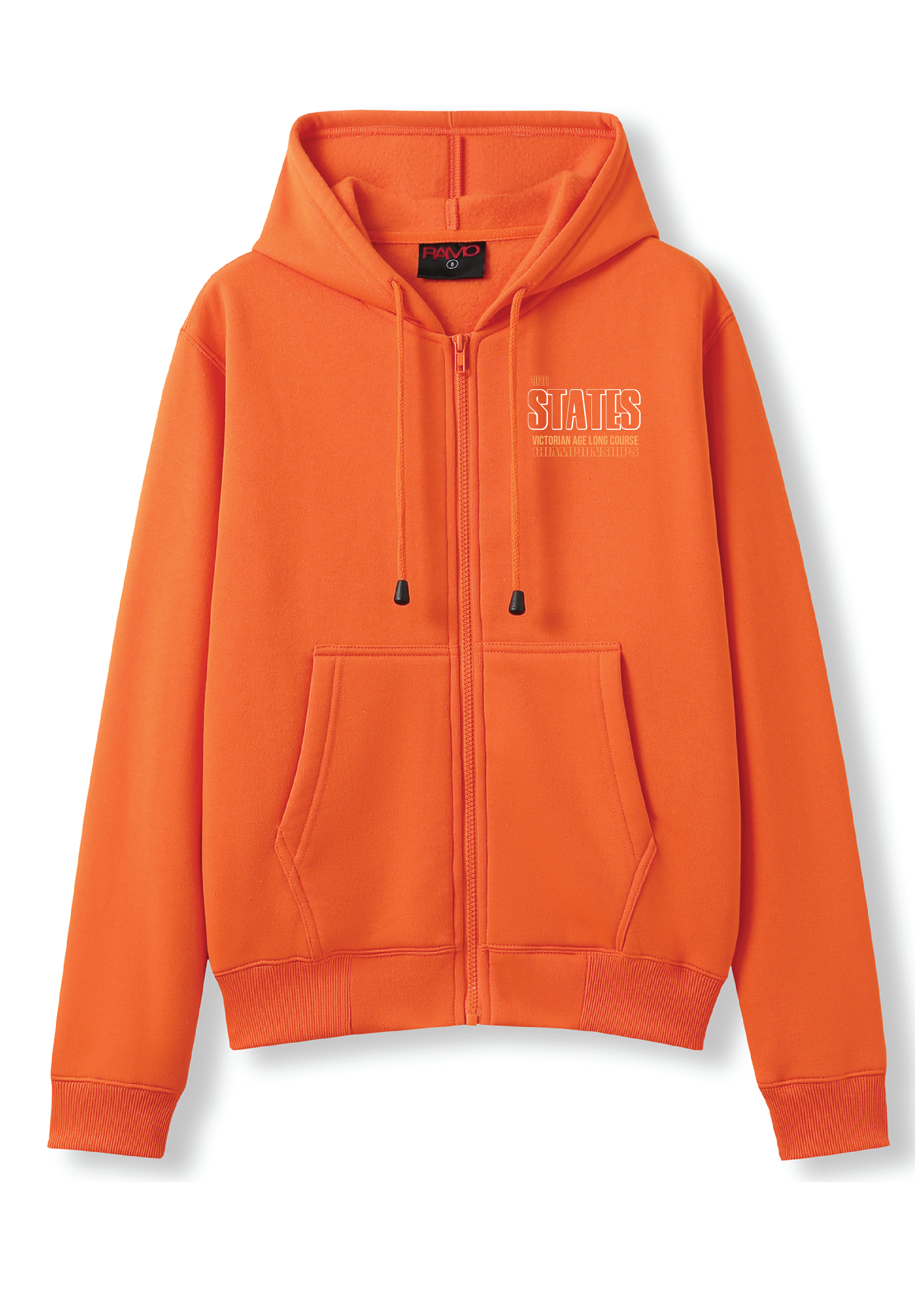 2026 VICTORIAN AGE LONG COURSE CHAMPIONSHIP ZIP THRU HOODIE- SUNSET