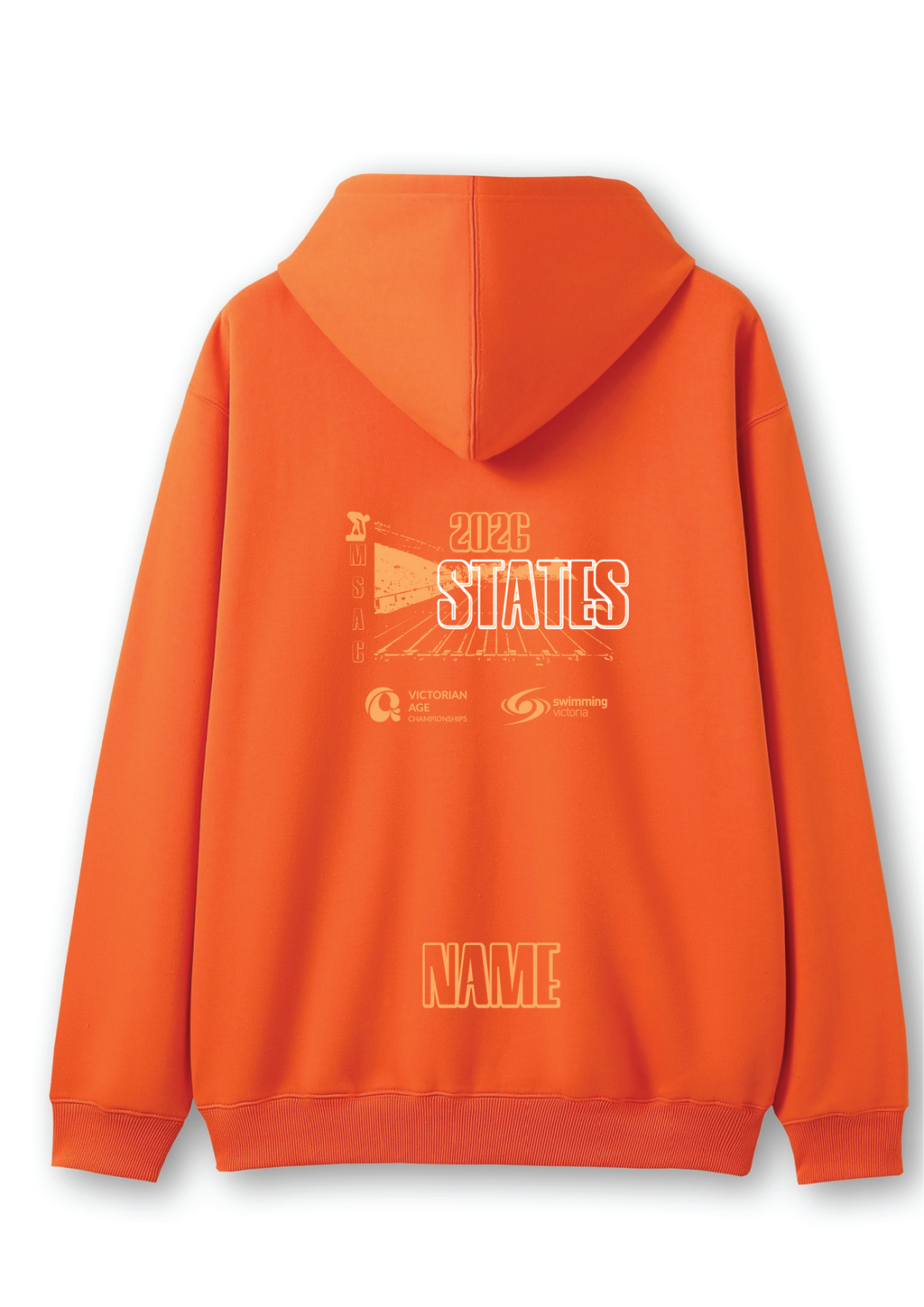 2026 VICTORIAN AGE LONG COURSE CHAMPIONSHIP ZIP THRU HOODIE- SUNSET