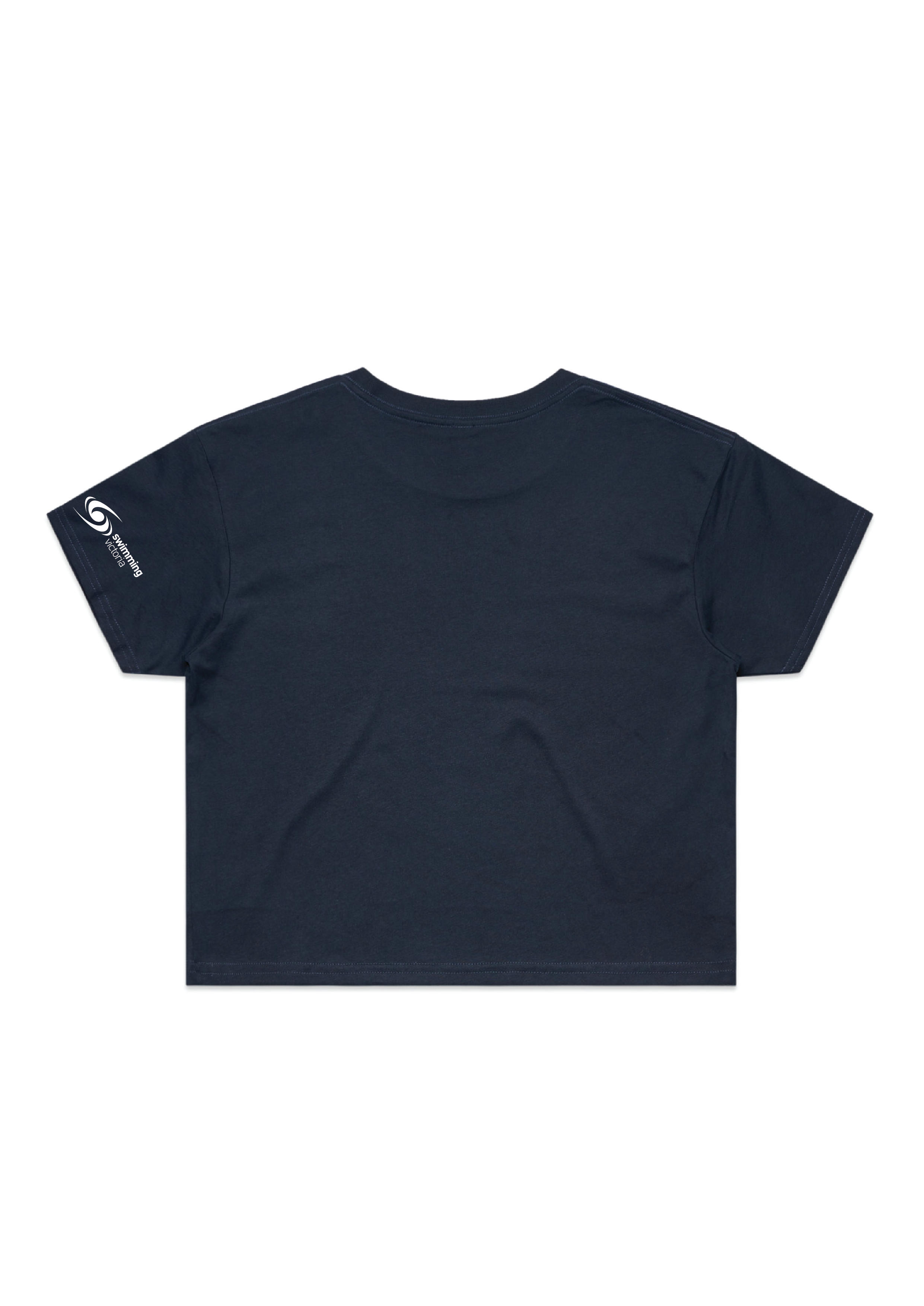 2026 VICTORIAN AGE LONG COURSE CHAMPIONSHIPS CROP SHORT SLEEVE TEE - NAVY